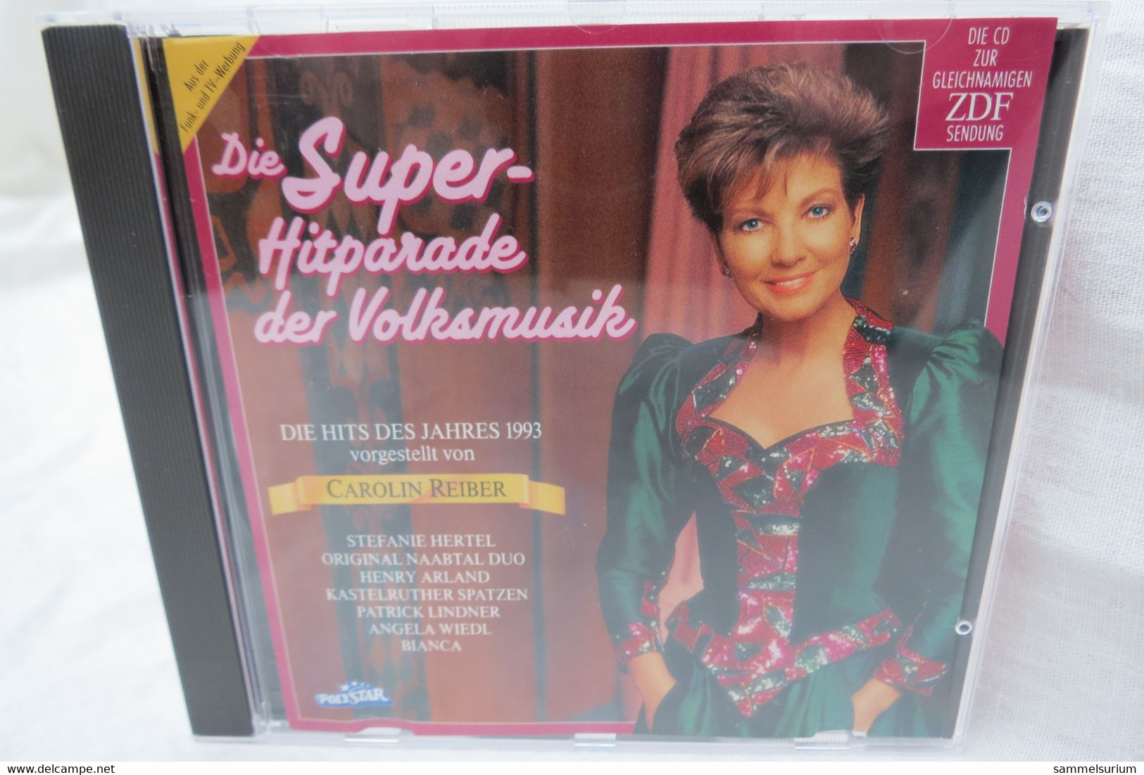 CD "Super-Hitparade Der Volksmusik" Hits Des Jahres 1993, Vorgestellt Von Carolin Reiber - Autres - Musique Allemande
