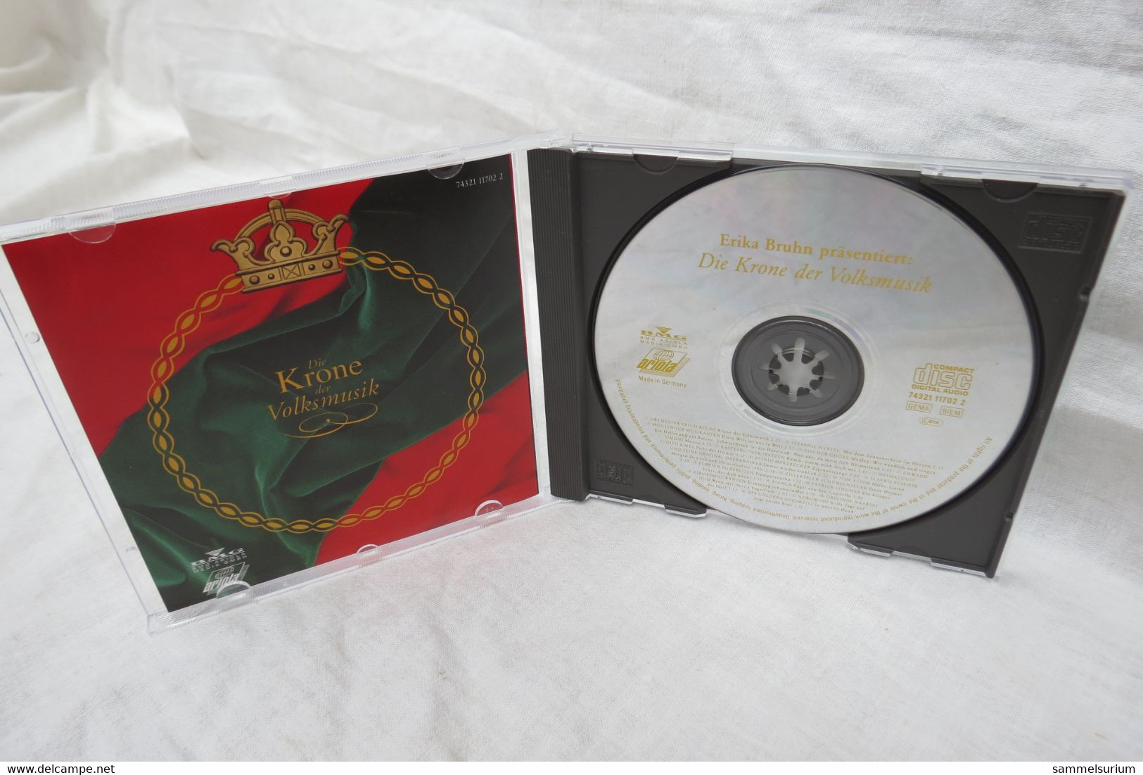 CD "Die Krone Der Volksmusik" Präsentiert Von Erika Bruhn - Autres - Musique Allemande