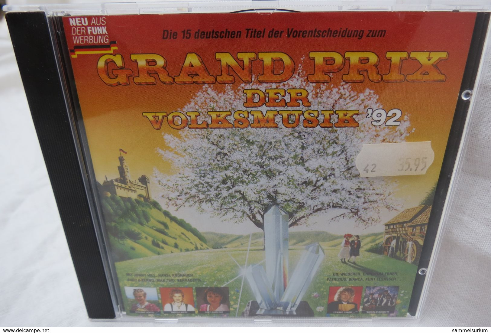 CD "Grand Prix Der Volksmusik '92" Die 15 Deutschen Titel Der Vorentscheigung - Sonstige - Deutsche Musik