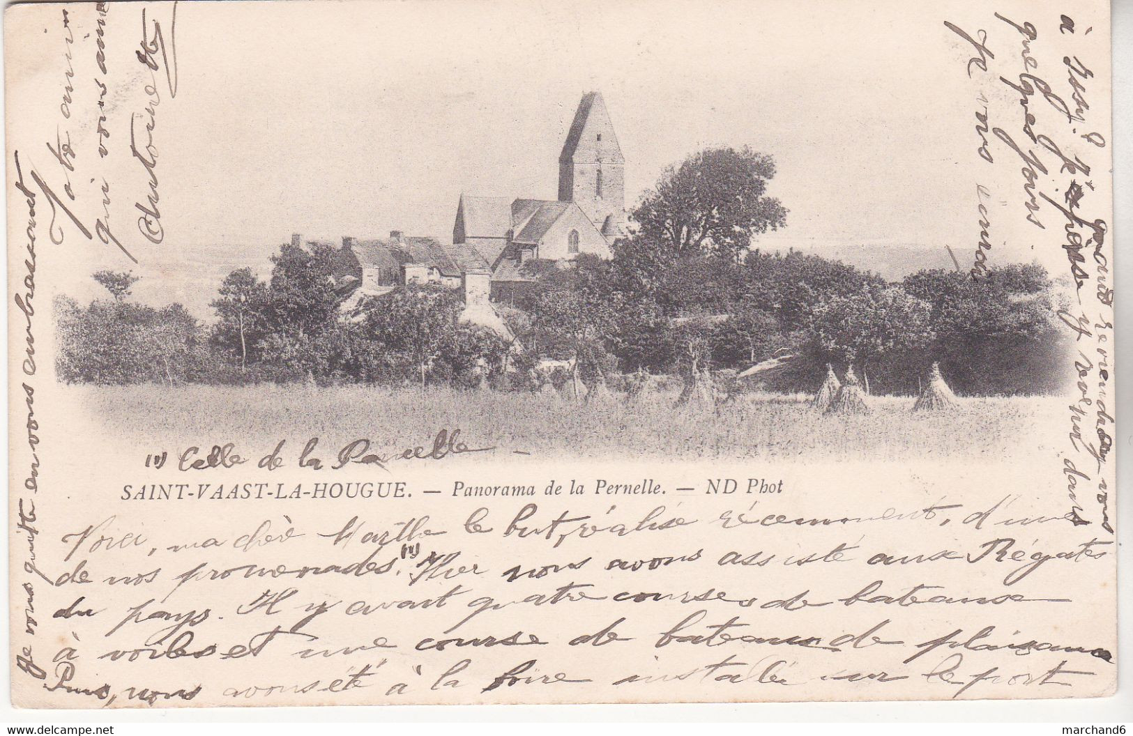 Saint Vaast La Hougue Panorama De La Pernelle édition Nd - Saint Vaast La Hougue
