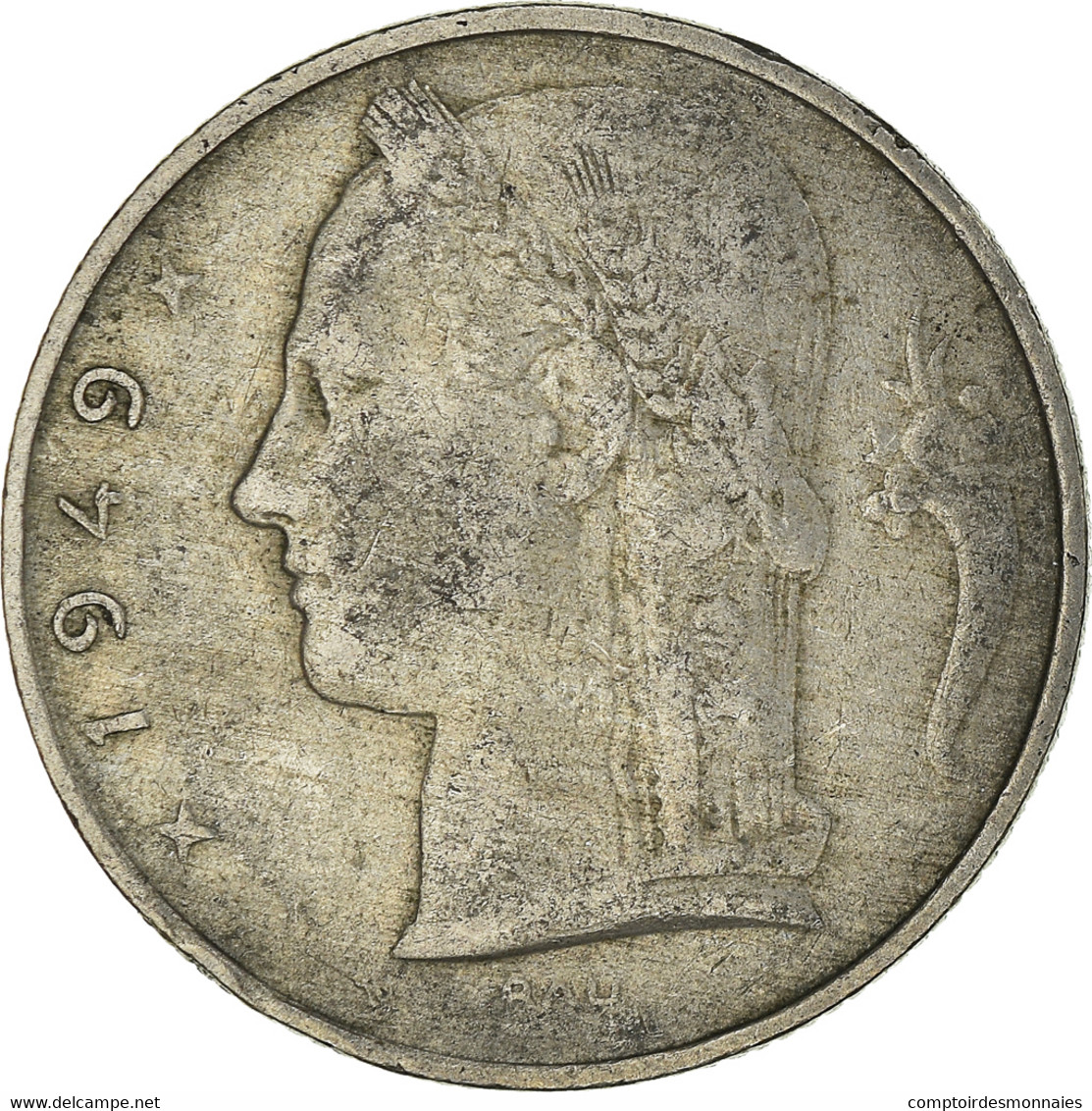 Monnaie, Belgique, 5 Francs, 5 Frank, 1949 - 5 Francs