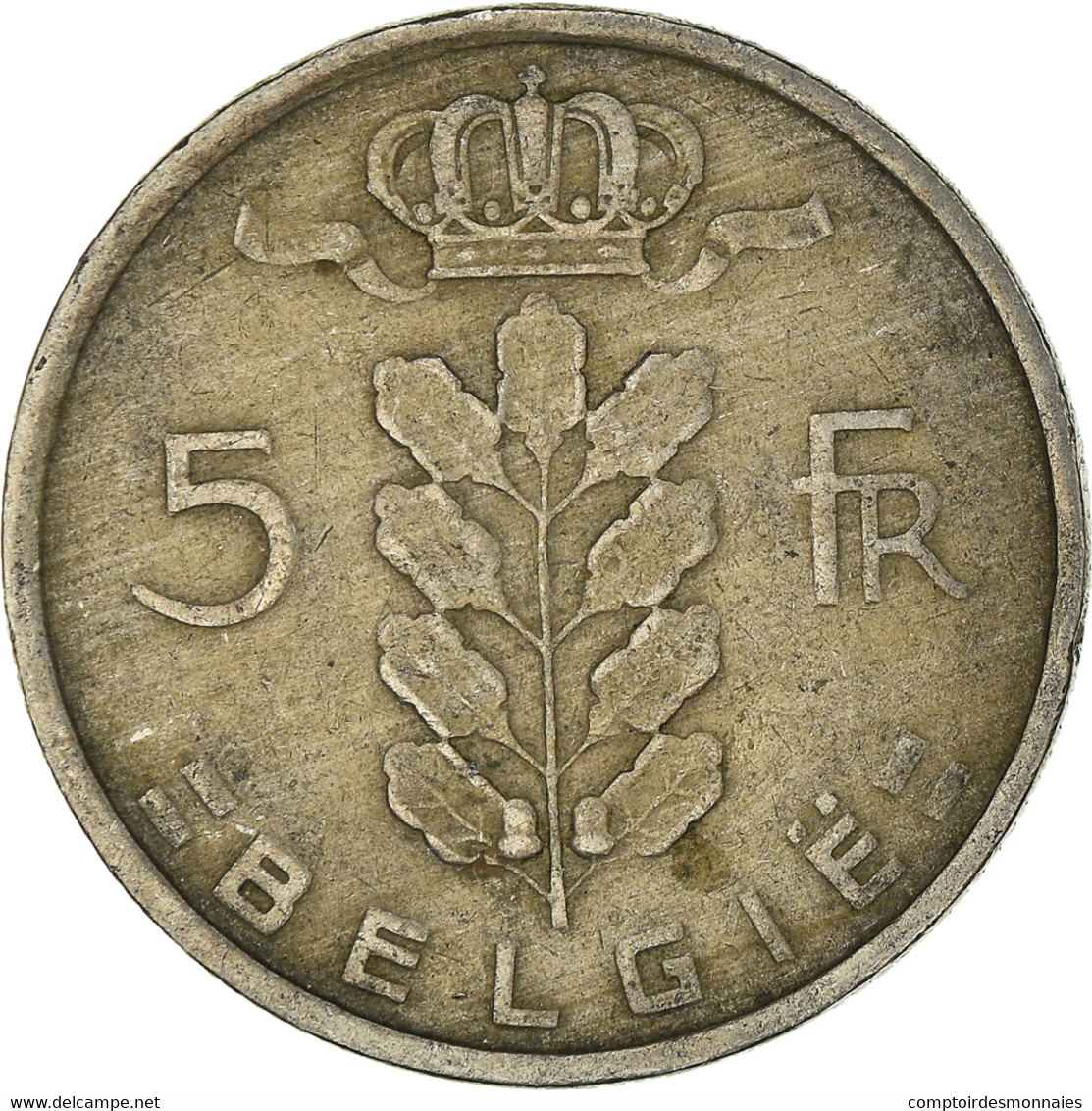 Monnaie, Belgique, 5 Francs, 5 Frank, 1949 - 5 Francs