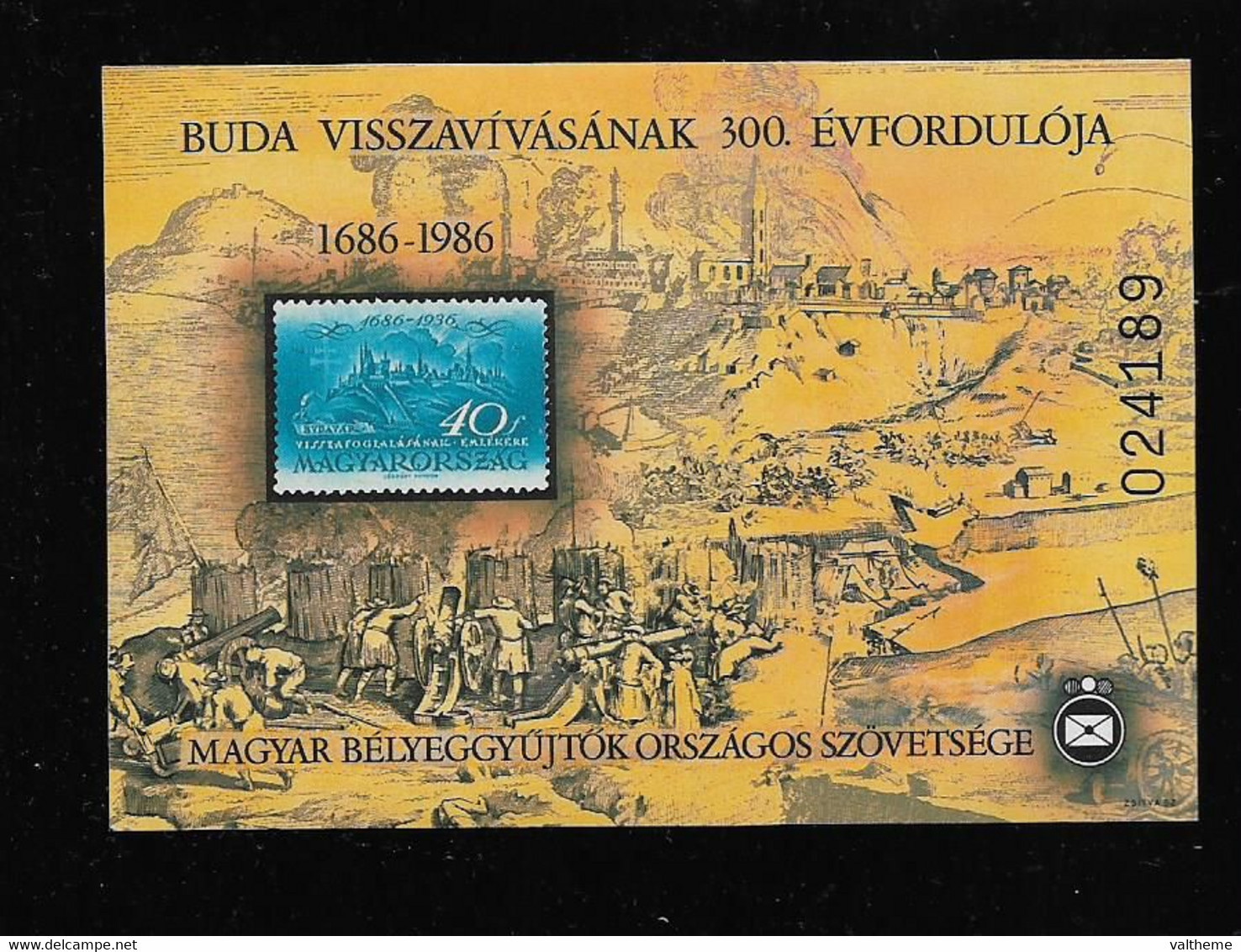 HONGRIE   ( EUHO - 555 )  1986  BLOC SOUVENIR D'EXPOSITION    N** - Hojas Conmemorativas