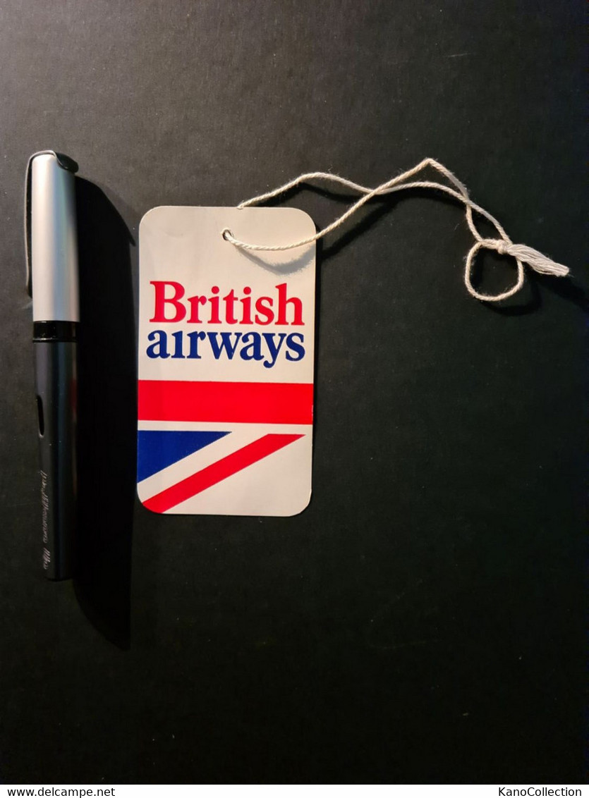 Gepäckanhänger British Airways, 1970er Jahre - Étiquettes à Bagages