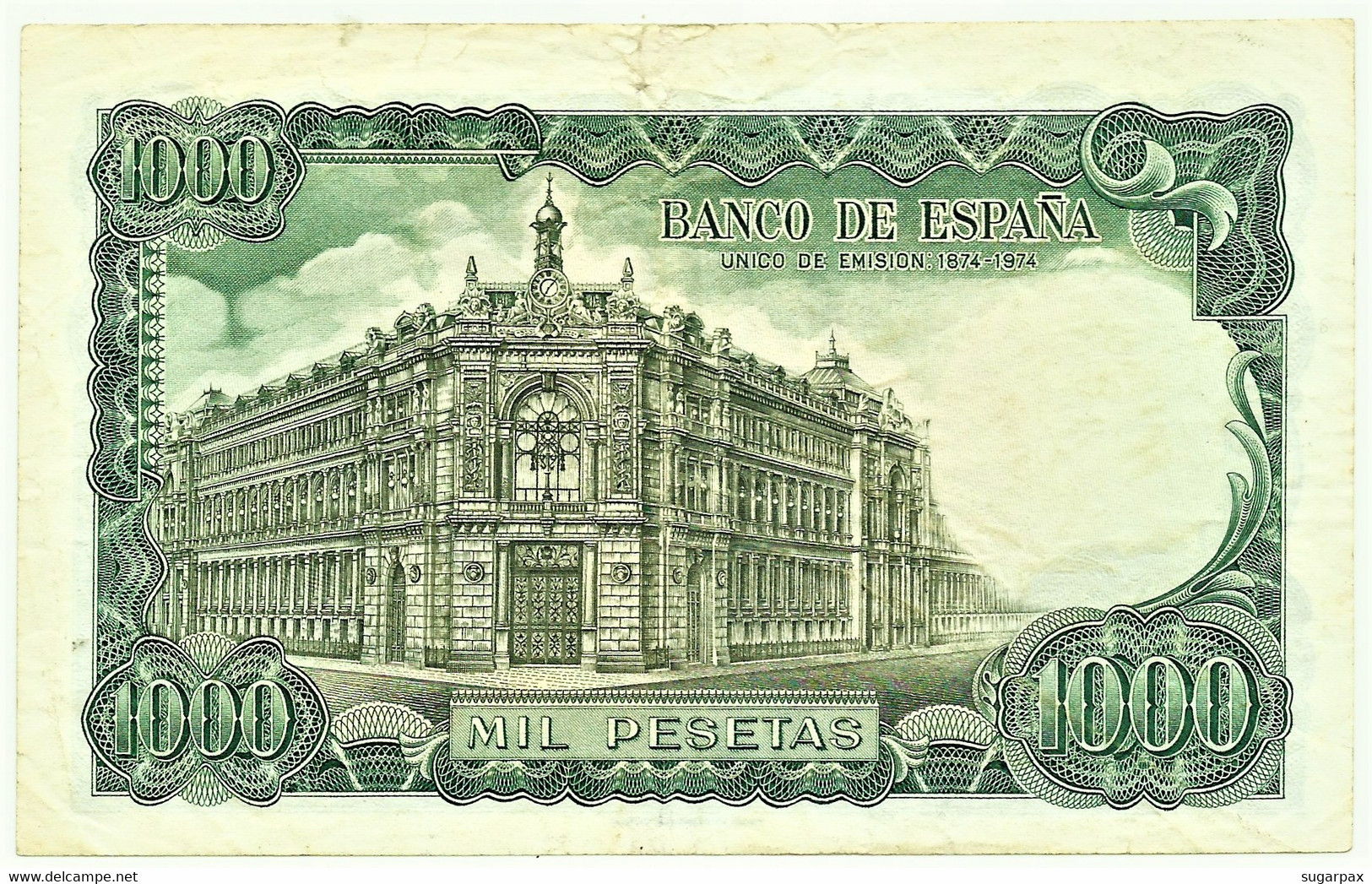 ESPAÑA - 1000 Pesetas - 17.09.1971 ( 1974 ) - Pick 154 - Serie 4Q - José Echegaray - 1.000 - 1000 Pesetas