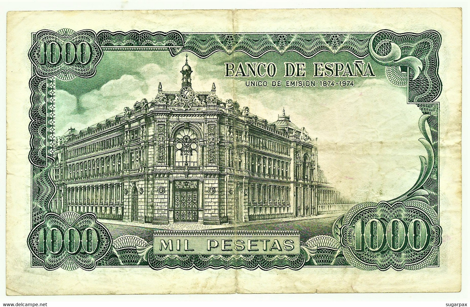 ESPAÑA - 1000 Pesetas - 17.09.1971 ( 1974 ) - Pick 154 - Serie 5T - José Echegaray - 1.000 - 1000 Pesetas