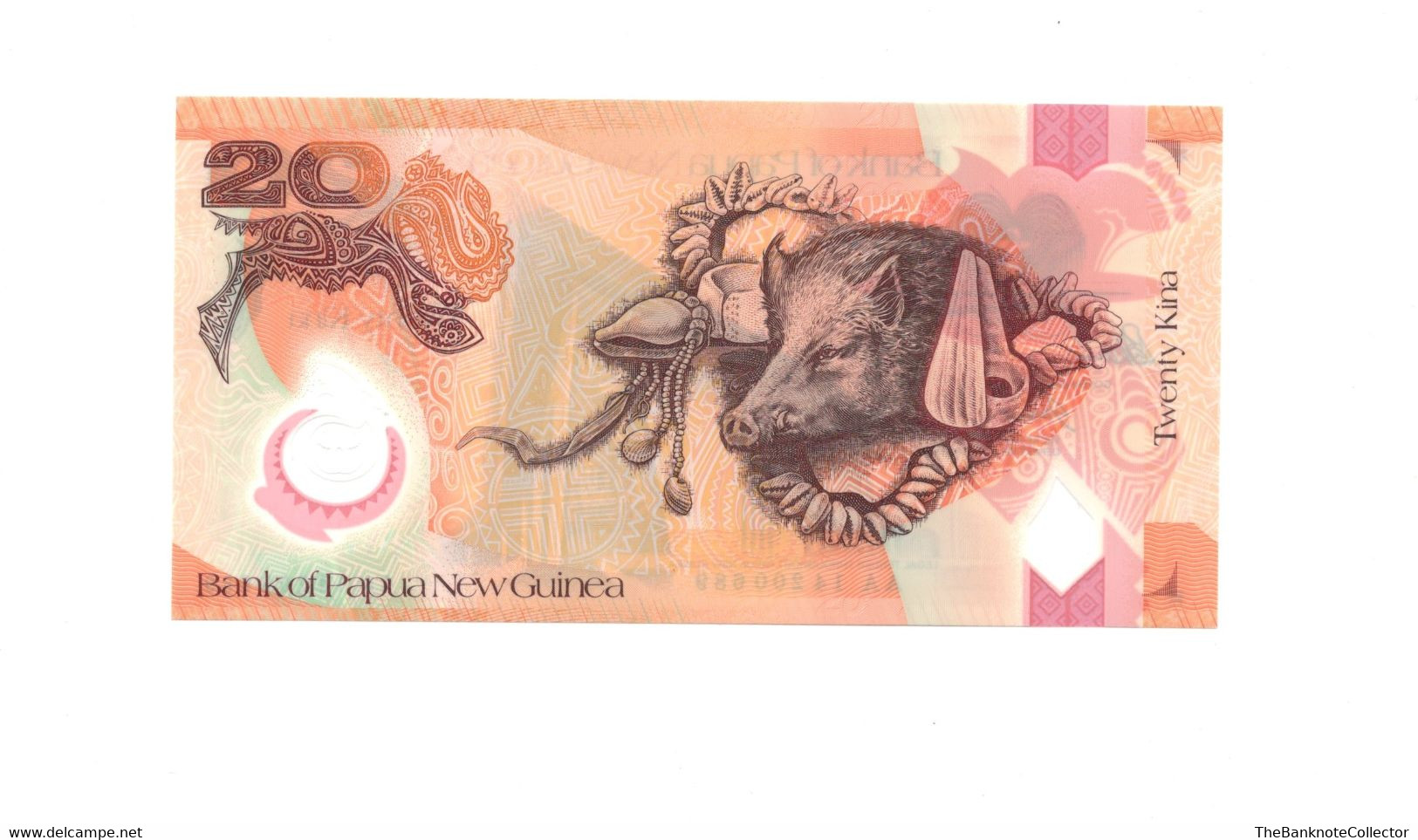 Papua New Guinea 20 Kina ND 2007 Polymer Issue UNCIRCULATED P-31 - Papouasie-Nouvelle-Guinée