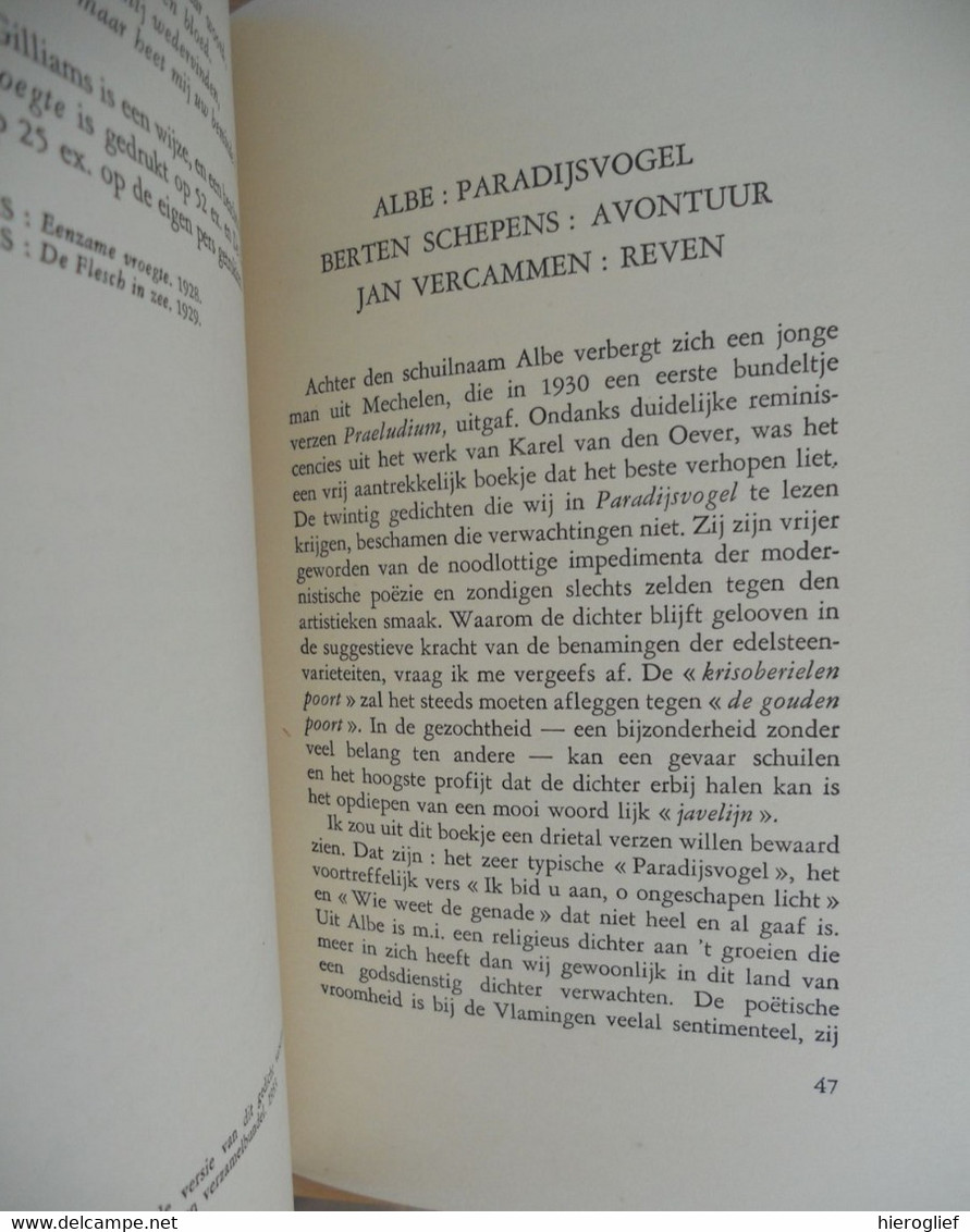 Péripatetisch onderricht - kroniek der poëzie I door Marnix Gijsen = pseudo van jan albert goris ° Antwerpen + Lubbeek