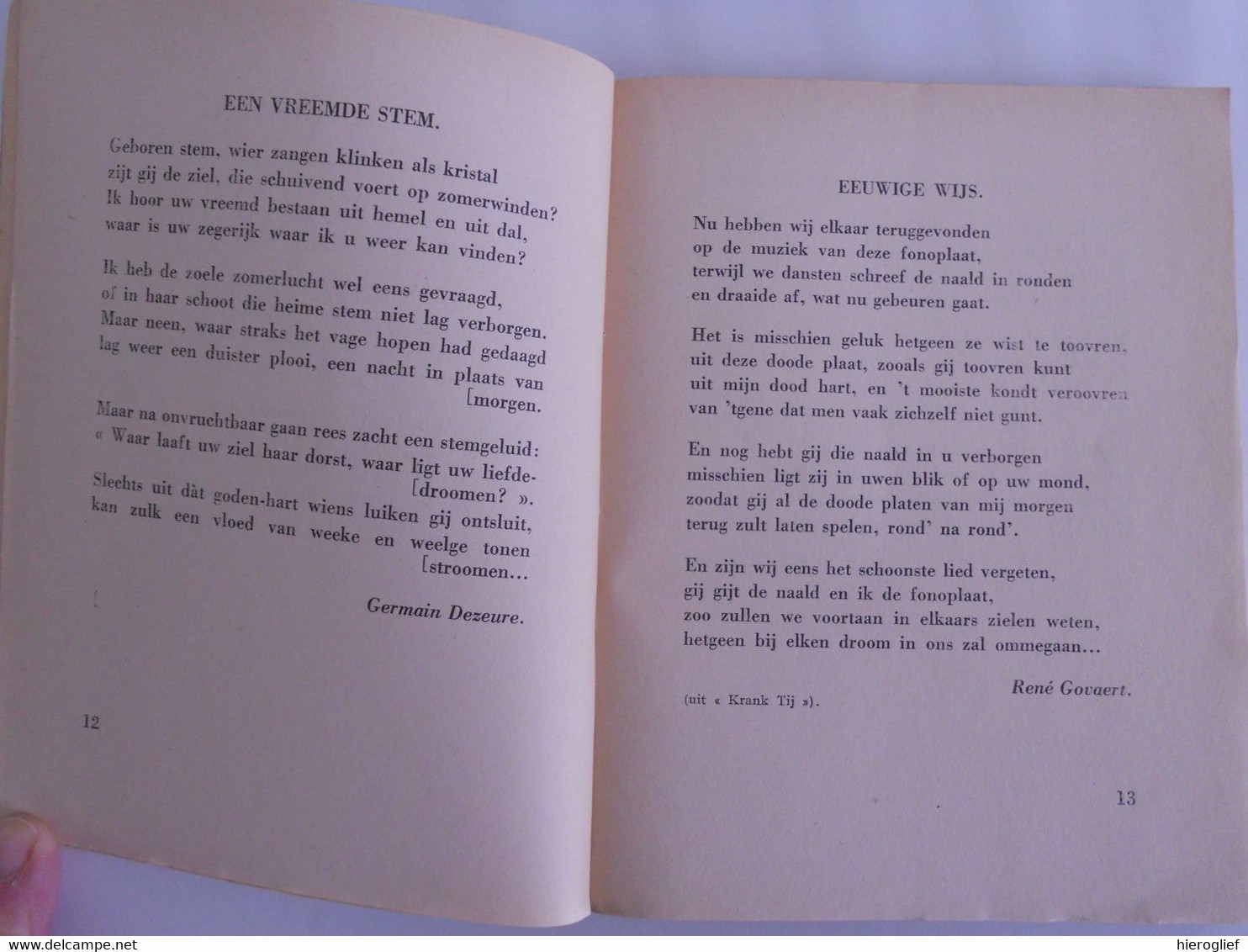 HEKSENKETEL - N.R.B. VLAANDEREN 1941 Luc Peire Oscar Giraldo Aimé Vanheerswynghels Marcel Koekelbergh Luc De Jaegher - Poesía