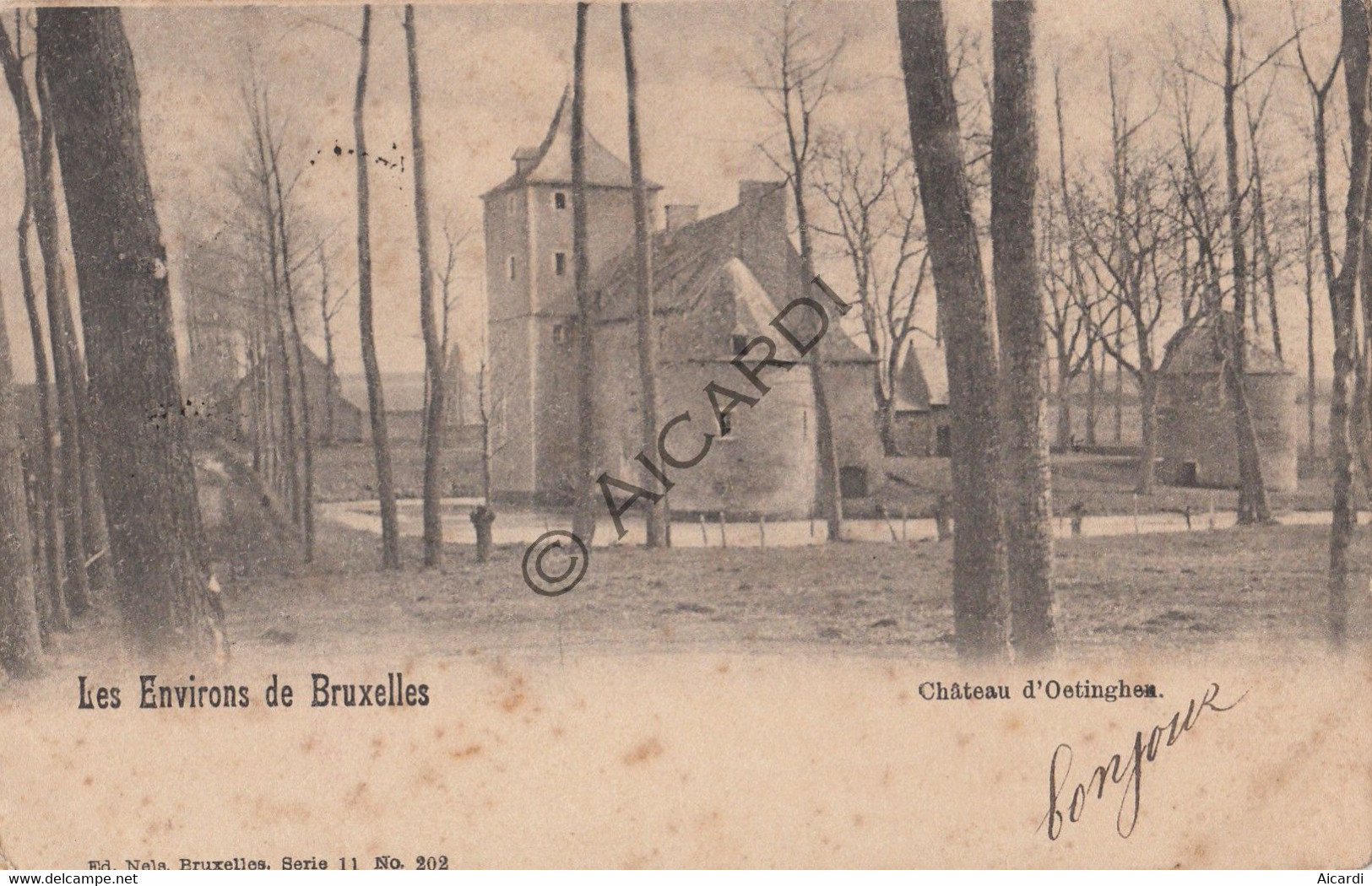 Postkaart / Carte Postale - OETINGEN - Chateau D'Oetinghen 1901 (L. Hendrickx, Bourgmestre Meldert) (A705) - Gooik