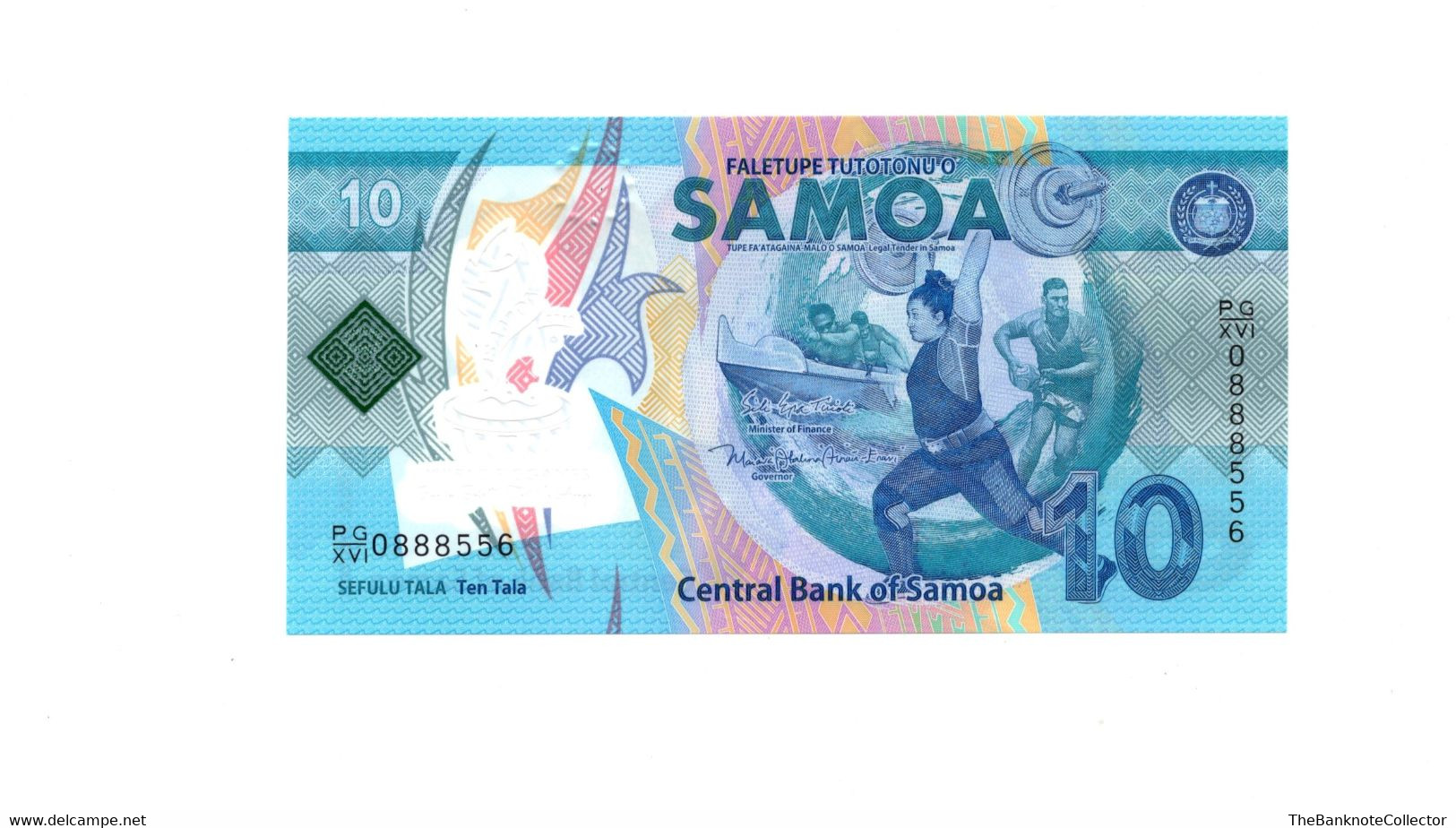 Samoa 10 Tala 2019 Commemorative  Polymer Issue UNCIRCULATED - Samoa