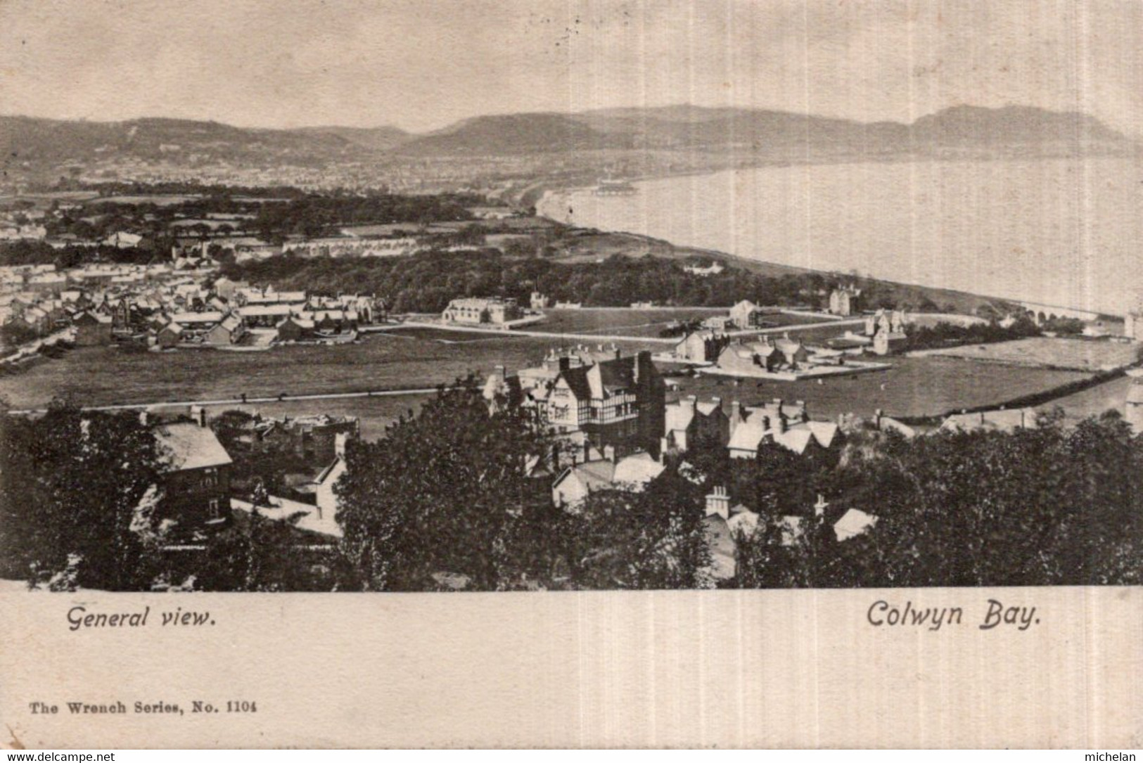 CPA   PAYS DE GALLES---GENERAL VIEW---COLWYN BAY---1903 - Denbighshire