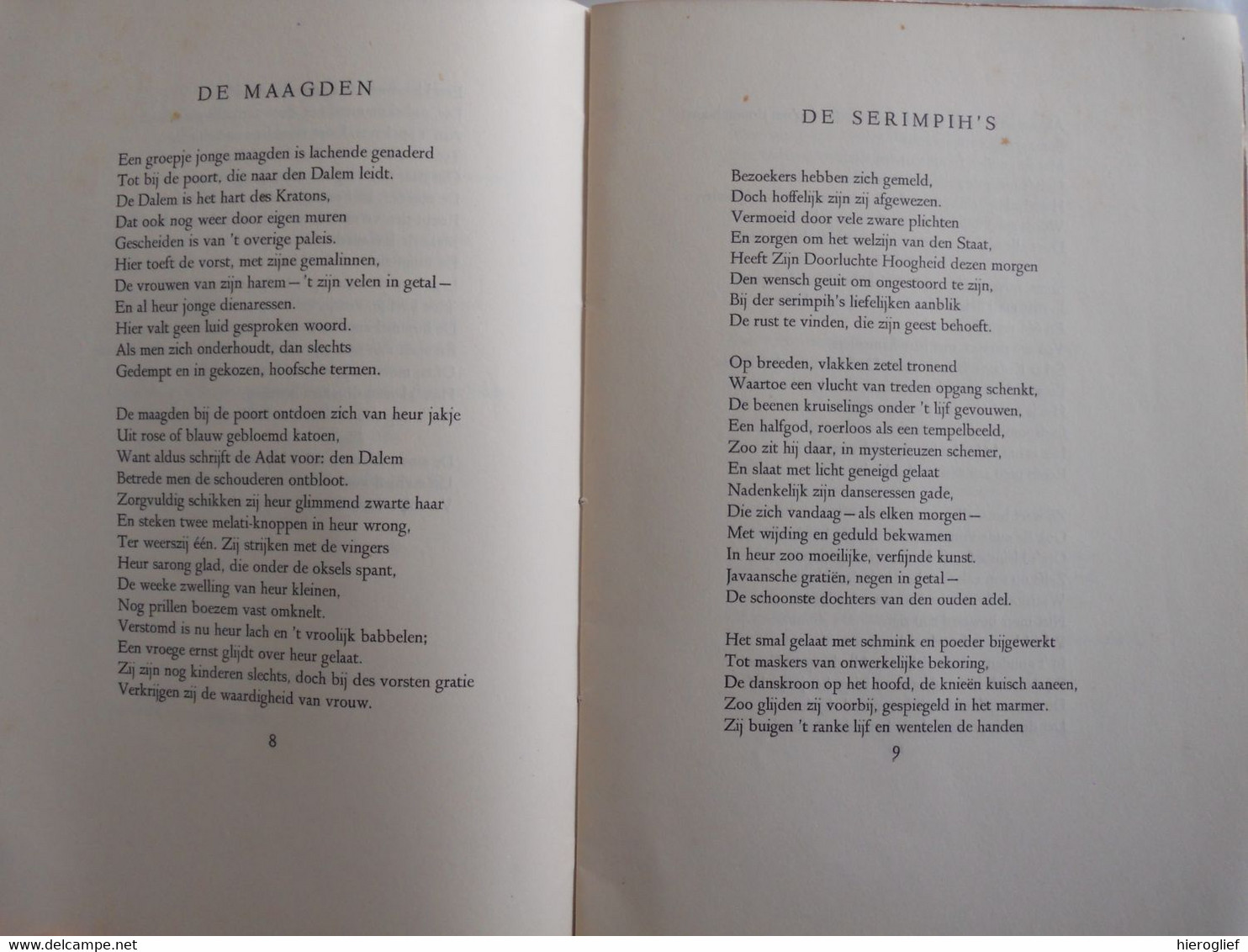 DE KRATER Door Johan Fabricius ° BANDUNG + GLIMMEN - Poesia