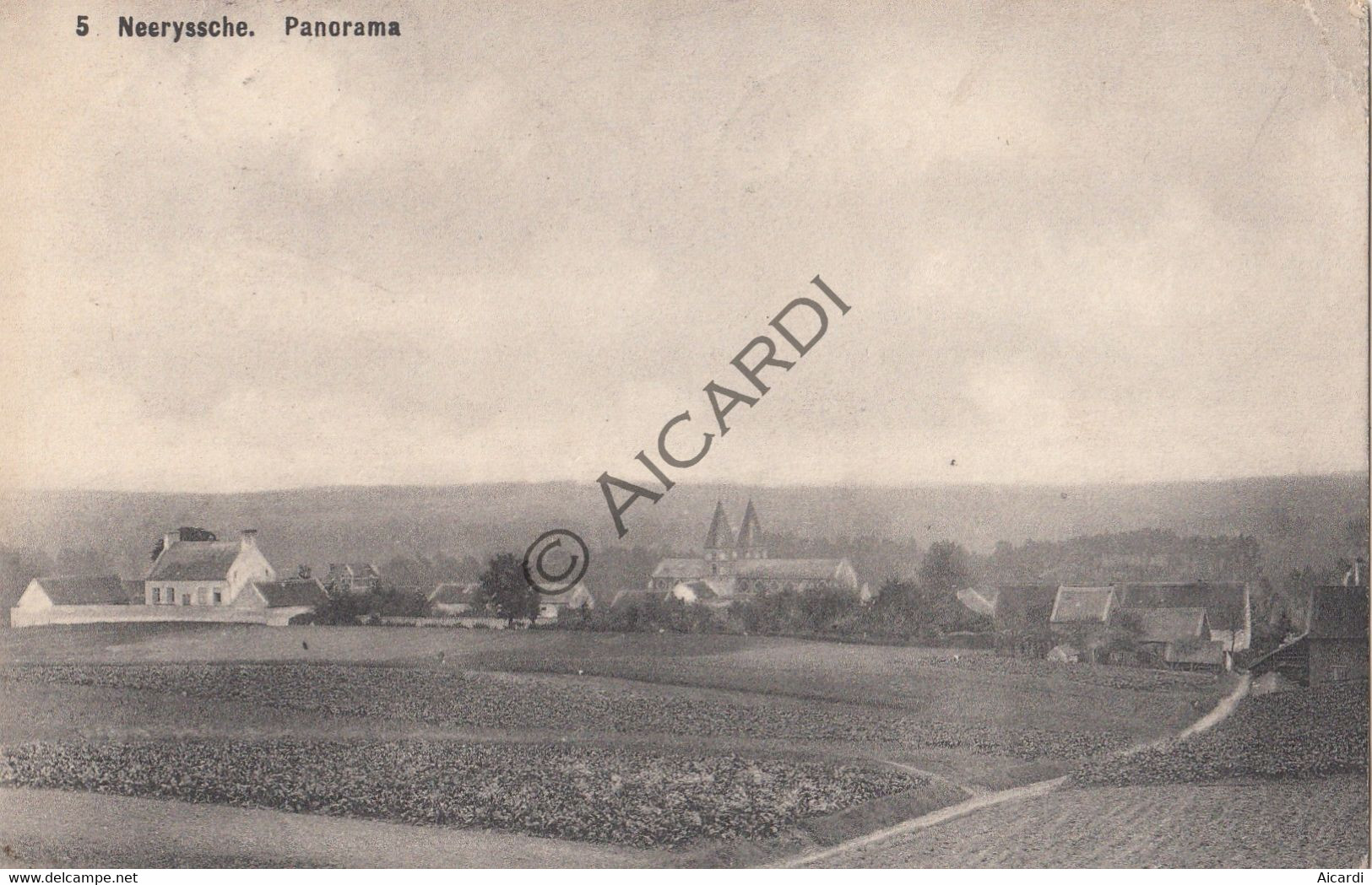 Postkaart / Carte Postale - NEERIJSE - Panorama  - Sterstempel Beauvechain 1909 (A644) - Huldenberg