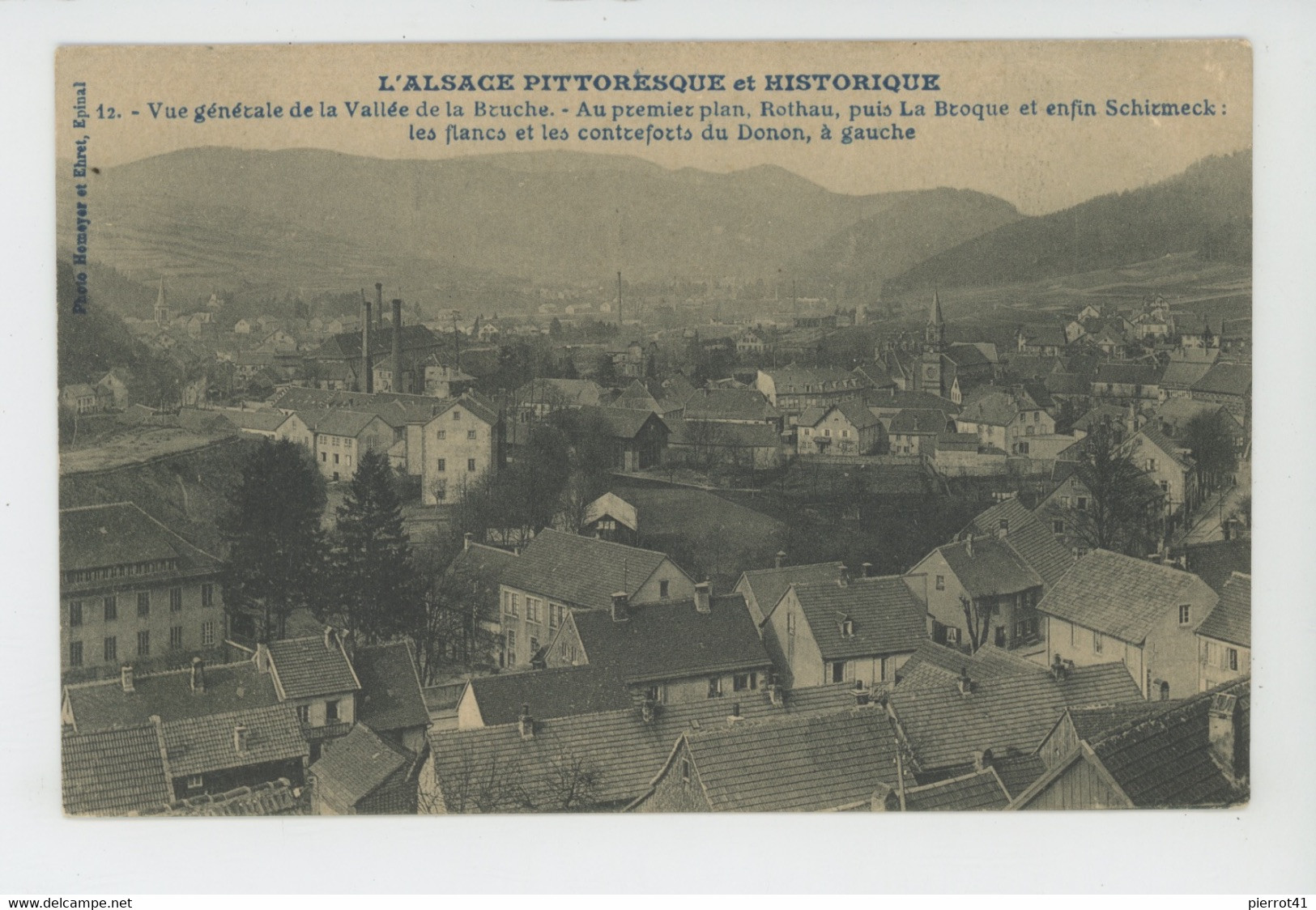 Vue Générale De La Vallée De La Brèche - Au 1er Plan, ROTHAU Puis LA BROQUE Et Enfin SCHIRMECK - Rothau