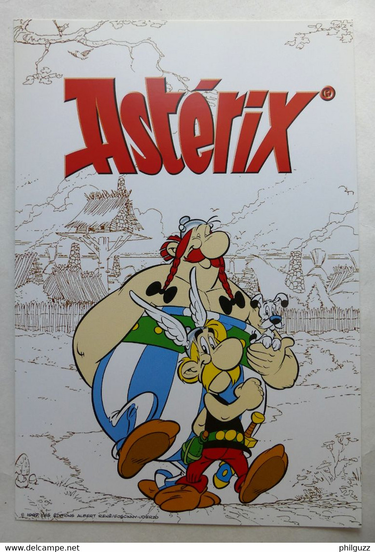 AFFICHETTE ARGUYDAL ASTERIX 1997 FEVE FEVES - Objets Publicitaires