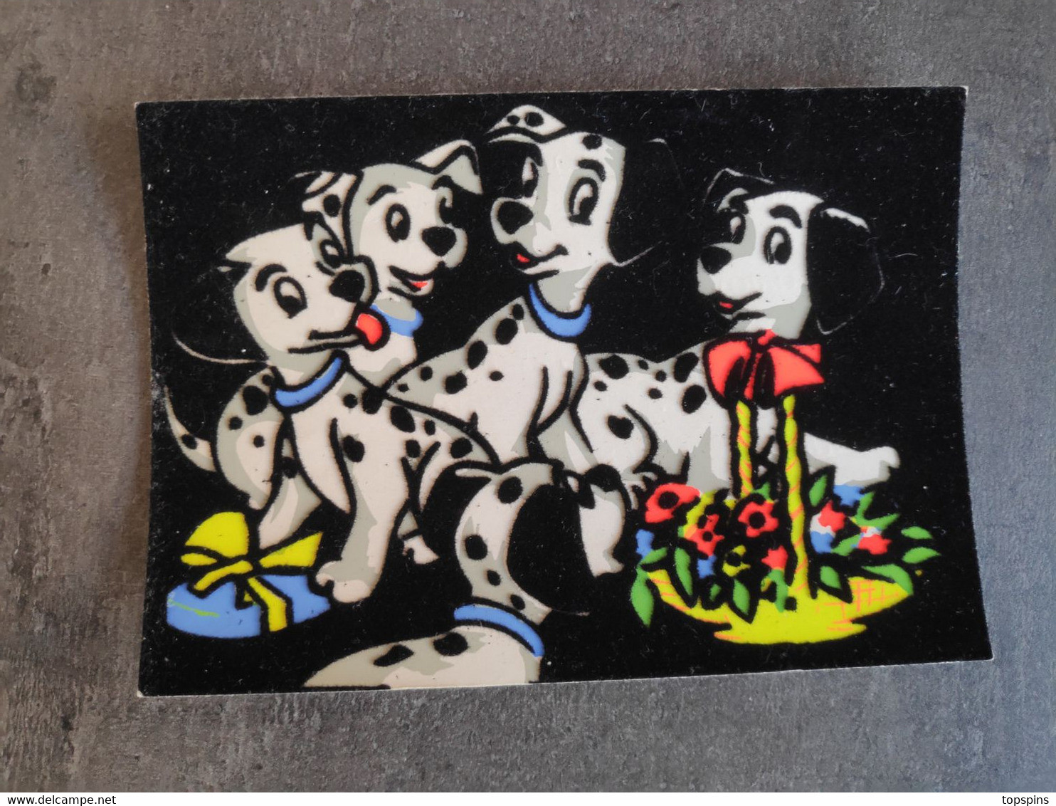 ED CARRERE PERPIGNAN CARTE POSTALE VELOUTE DISNEY DALMATIENS 1962 TBE - Other & Unclassified