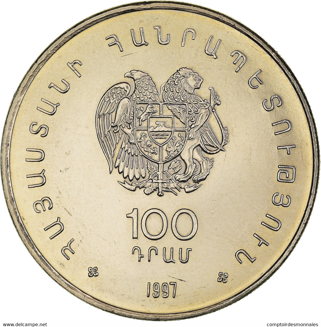 Monnaie, Armenia, 100 Dram, 1997, SPL, Cupro-nickel, KM:76 - Armenia