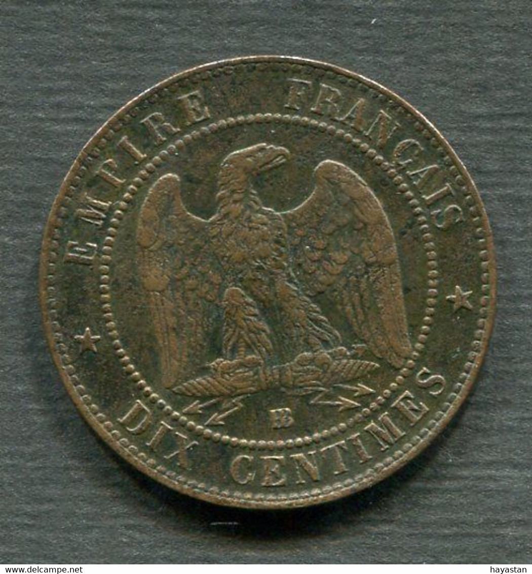 10 CENTIMES NAPOLEON III 1861 BB - Sonstige & Ohne Zuordnung