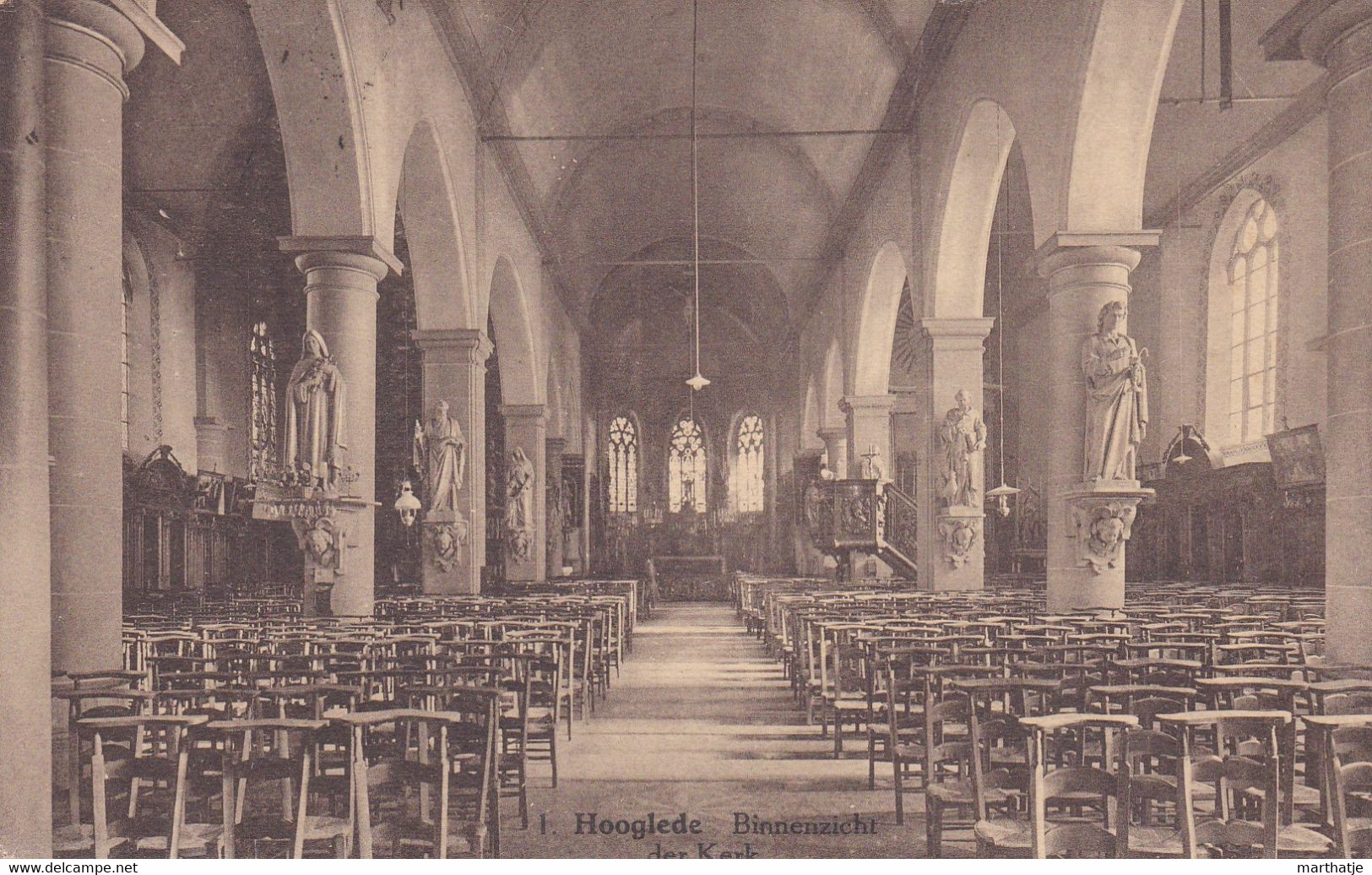 1. Hooglede - Binnenzicht Der Kerk - Hooglede