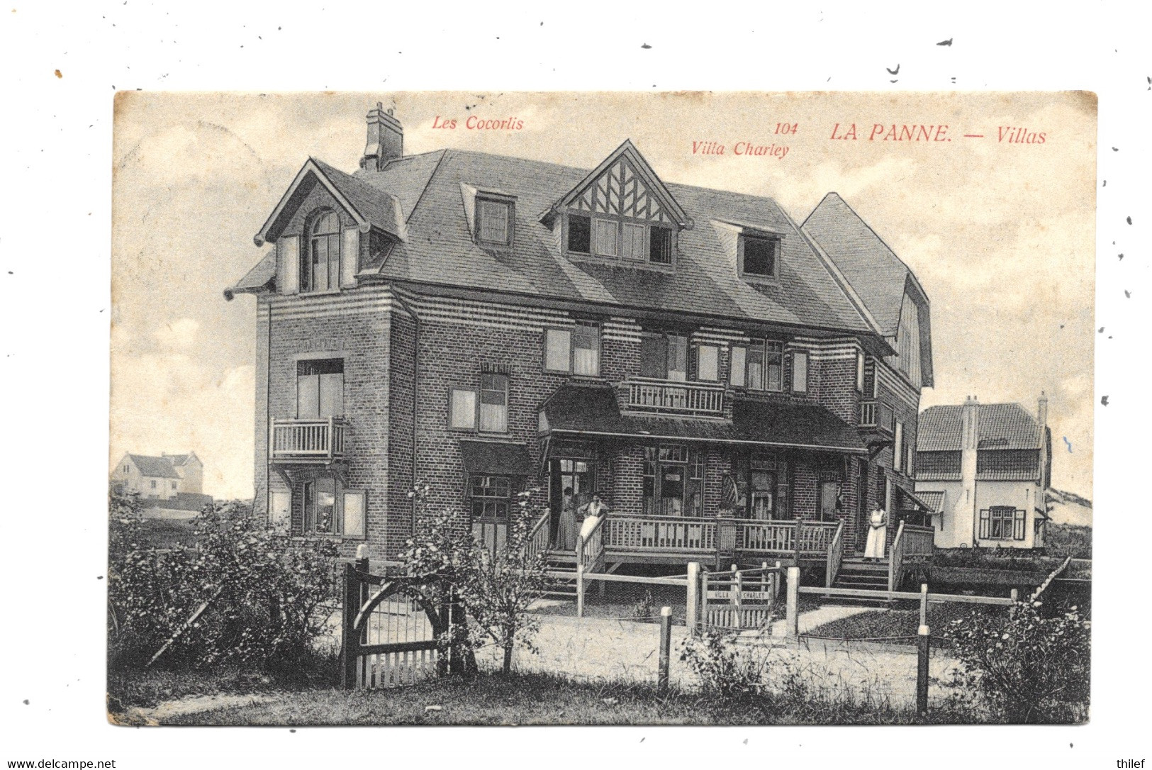 La Panne NA170: Villas. Les Cocordis, Villa Charley 1909 - De Panne