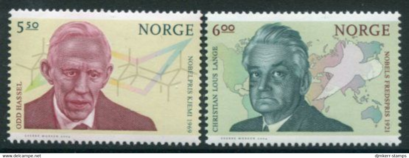 NORWAY 2004 Nobel Prize Laureates MNH / **.  Michel  1518-19 - Neufs