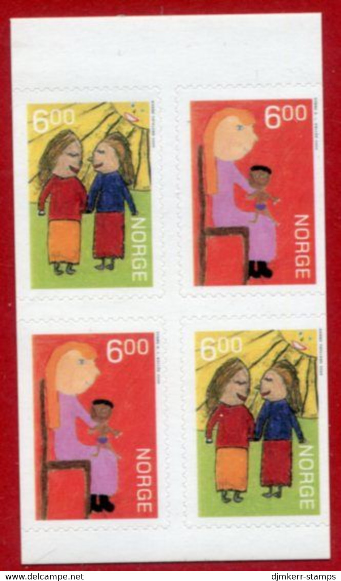 NORWAY 2004 Christmas Two Pairs In Block MNH / **.  Michel  1516-17 Dl-Dr - Nuevos