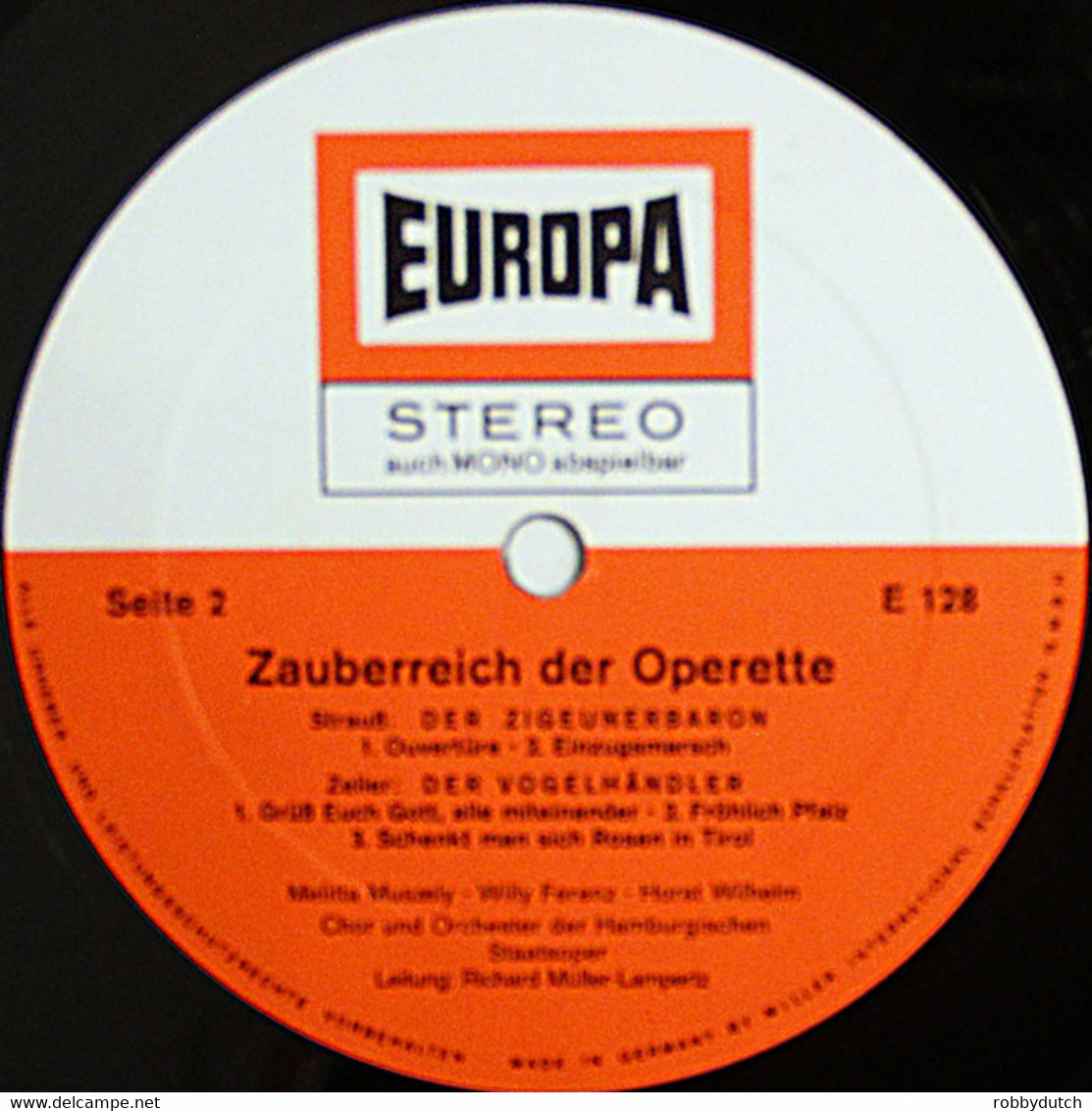 * LP *  ZAUBERREICH DER OPERETTE - CHOR UND ORCHESTER DER HAMBURGISCHEN STAATSOPER - Opera