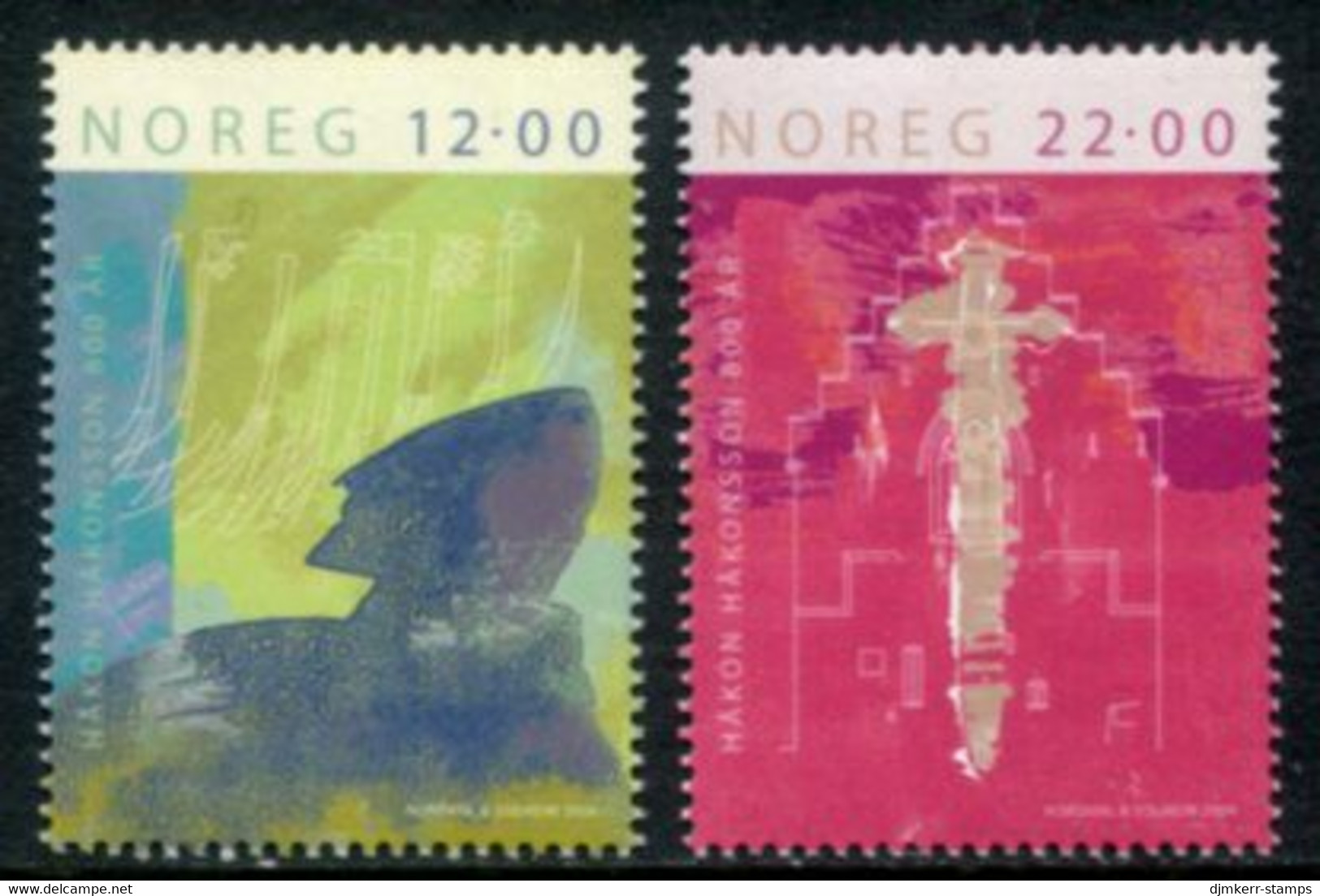 NORWAY 2004 800th Birth Anniversary Of King Haakon IV MNH / **.  Michel  1505-06 - Ongebruikt