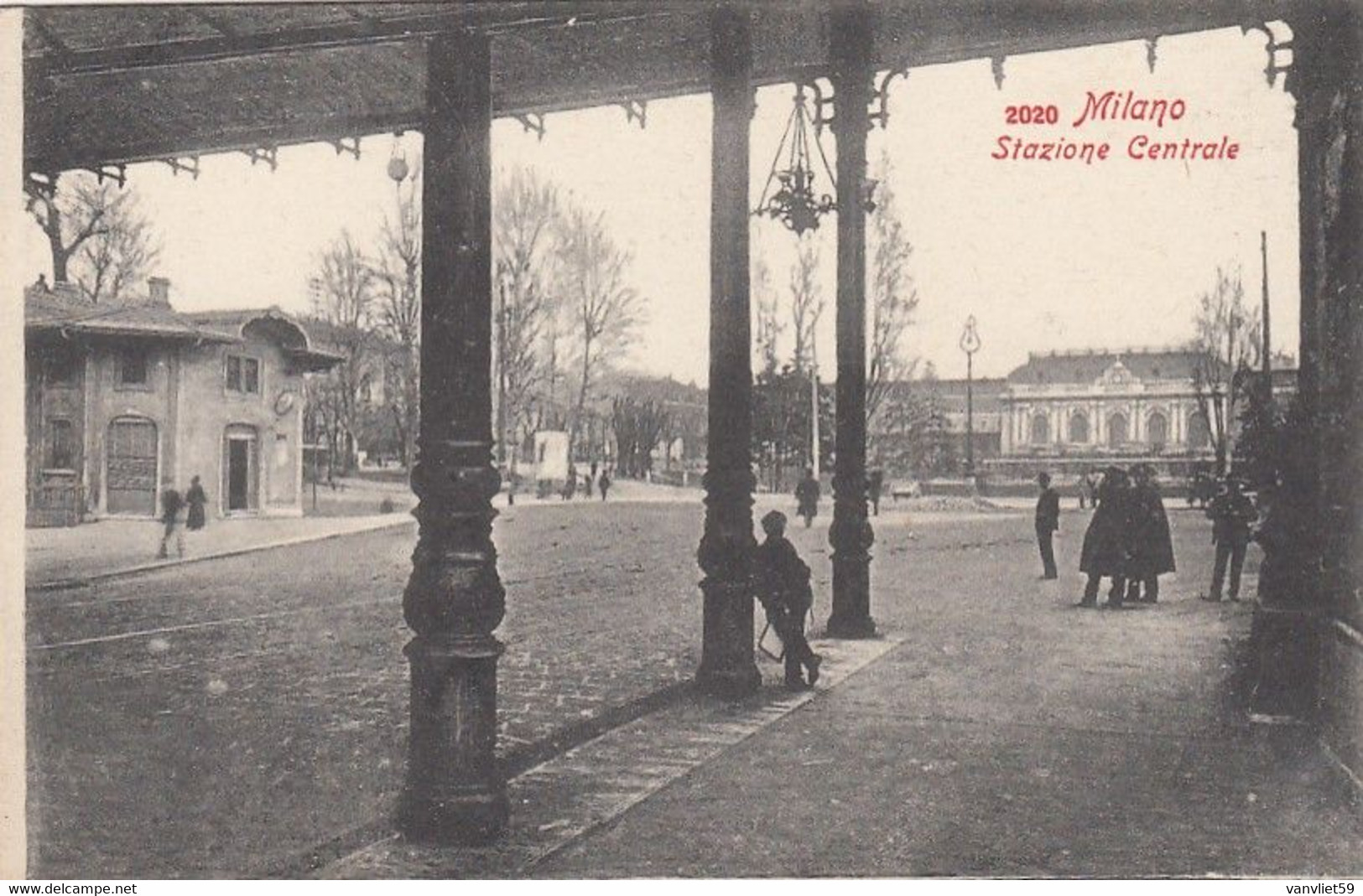 MILANO-STAZIONE CENTRALE-VEDUTA INSOLITA--CARTOLINA NON VIAGGIATA-ANNO 1900-1904 - Milano (Milan)