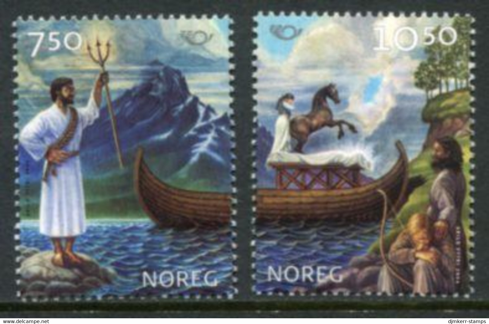 NORWAY 2004 Nordic Mythology MNH / **.  Michel  1500-01 - Unused Stamps