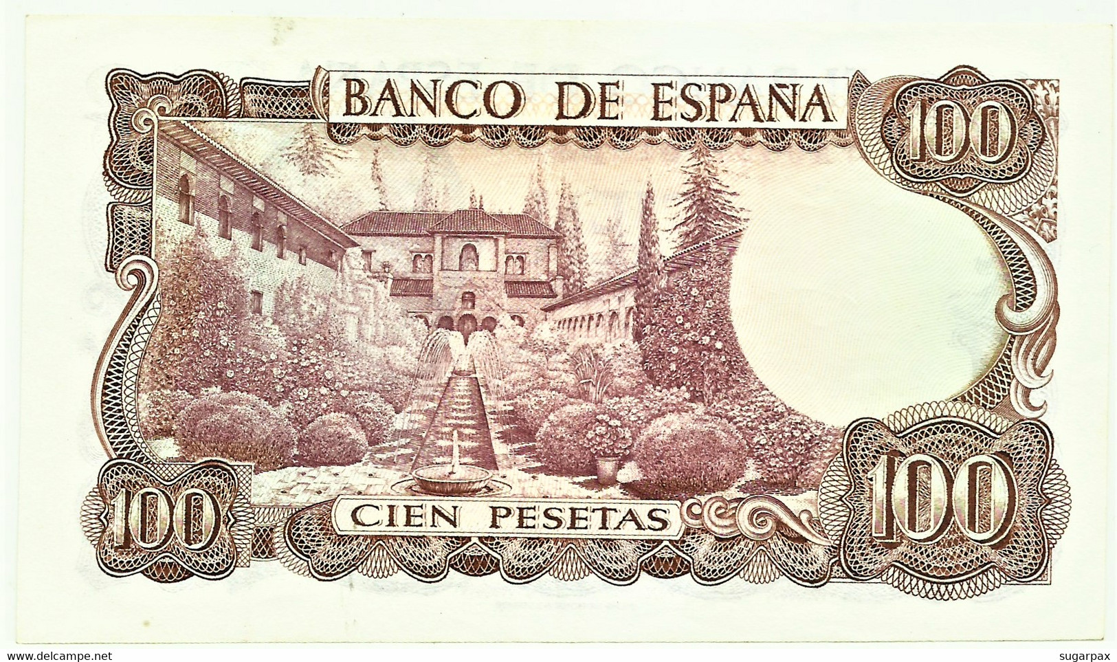 ESPAÑA - 100 Pesetas - 17.11.1970 ( 1974 ) - Pick 152 - Serie 7A - Manuel De Falla - 100 Pesetas