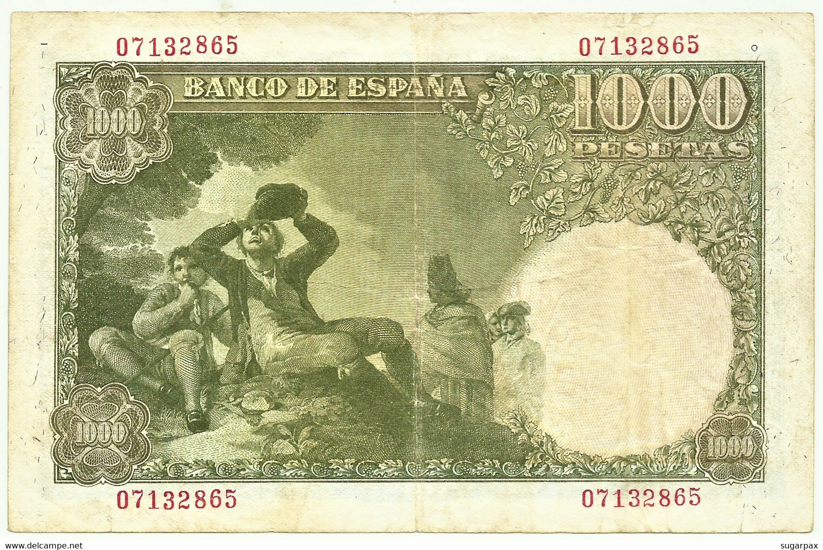 ESPAÑA - 1000 Pesetas - 4 De Noviembre De 1949 ( 1951 ) - Pick 138 - Ramón De Santillan - 1.000 - 1000 Peseten