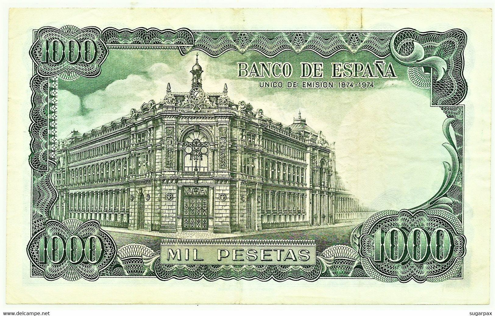 ESPAÑA - 1000 Pesetas - 17.09.1971 ( 1974 ) - Pick 154 - Serie 6N - José Echegaray - 1.000 - 1000 Pesetas