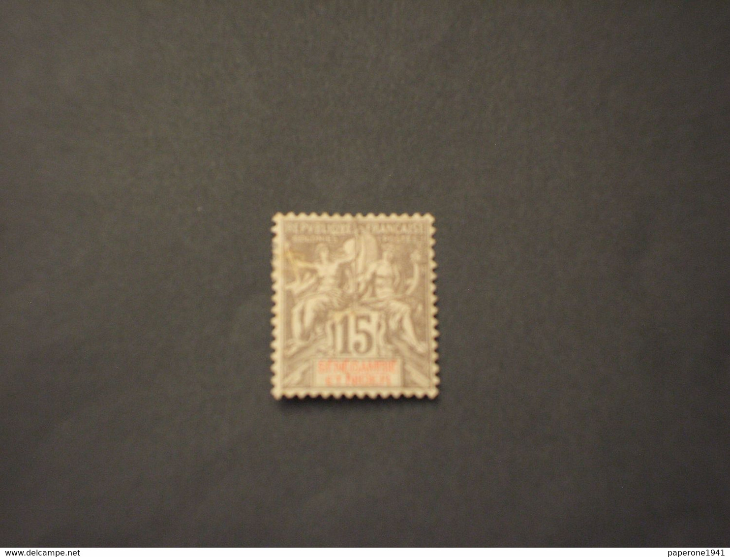 SENEGAMBIA E NIGER - 1903 ALLEGORIA 15 C. - NUOVO(+) - Unused Stamps