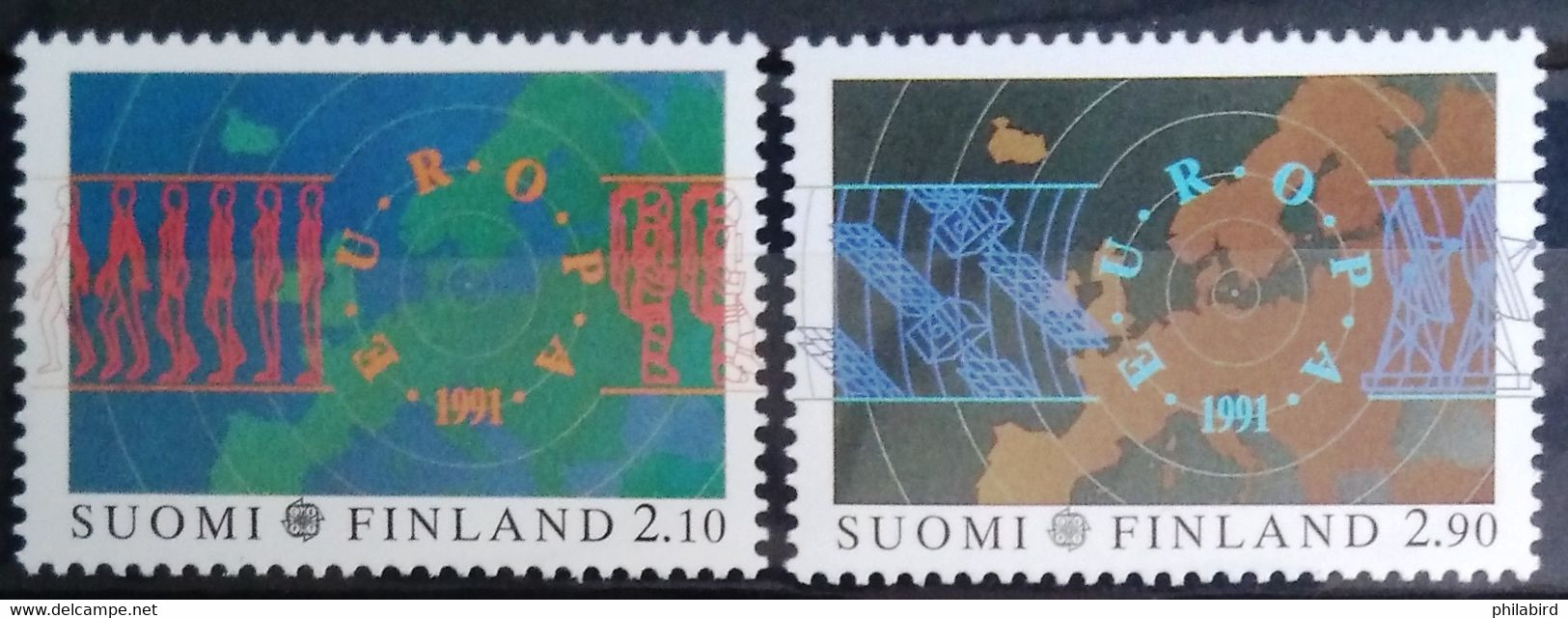 EUROPA 1991 - FINLANDE                   N° 1110/1111                        NEUF** - 1991