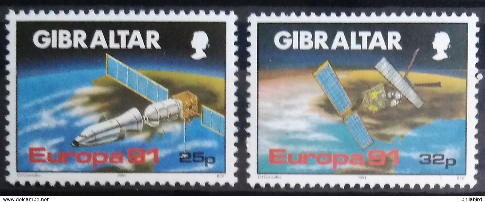 EUROPA 1991 - GIBRALTAR                   N° 622/623                       NEUF** - 1991