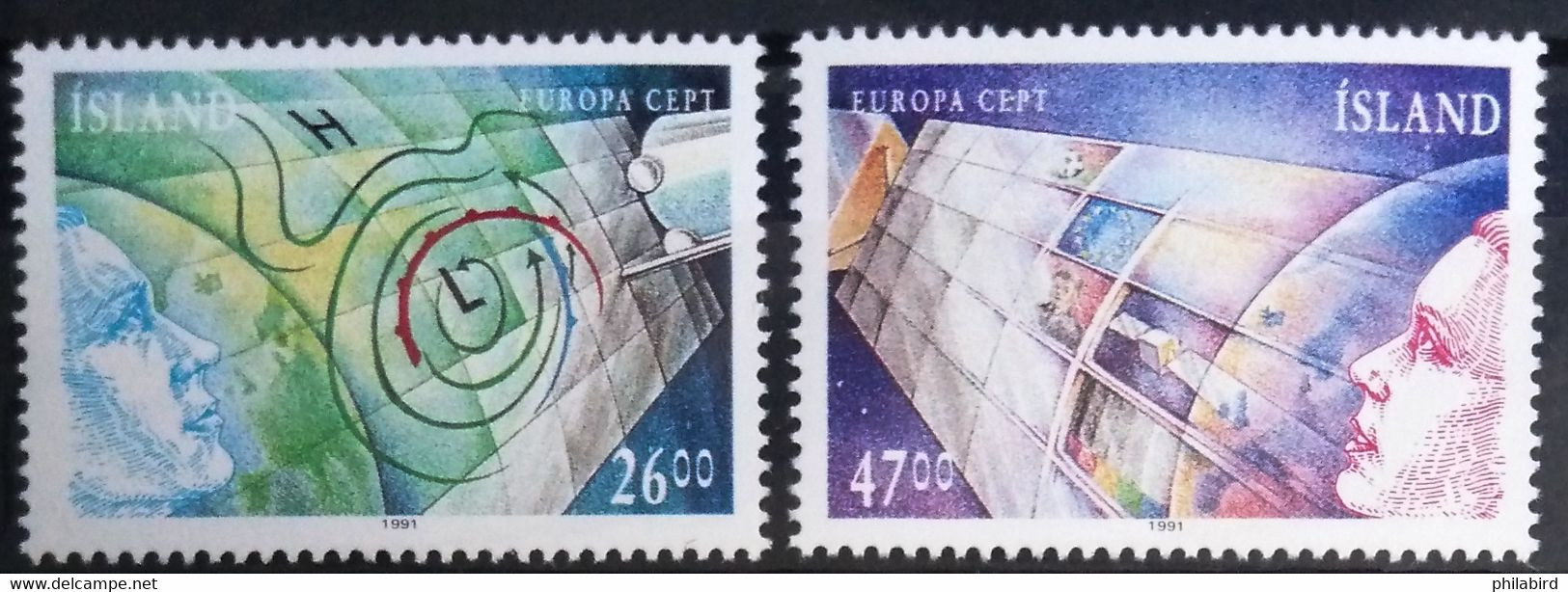EUROPA 1991 - ISLANDE                   N° 695/696                       NEUF** - 1991