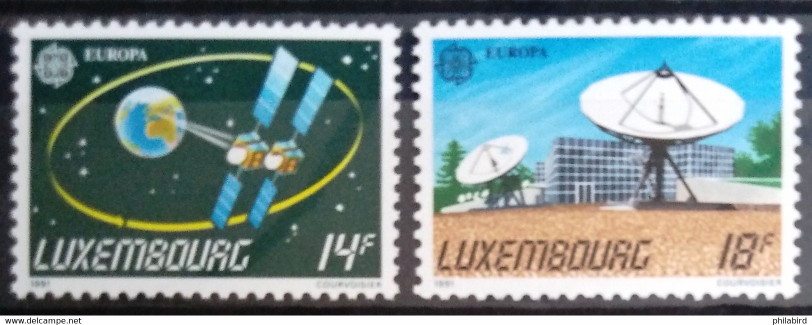 EUROPA 1991 - LUXEMBOURG                  N° 1221/1222                       NEUF** - 1991