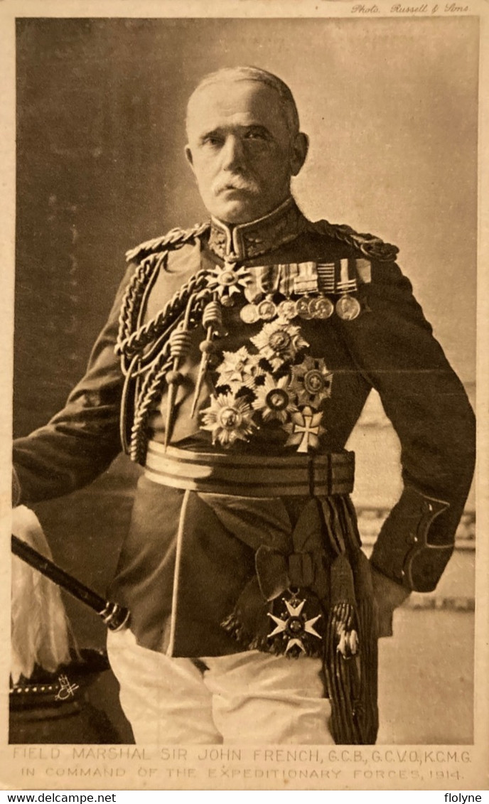 Field Marshal John FRENCH - In Command Of The Expeditionary Forces 1914 - War Ww1 - England - Personajes