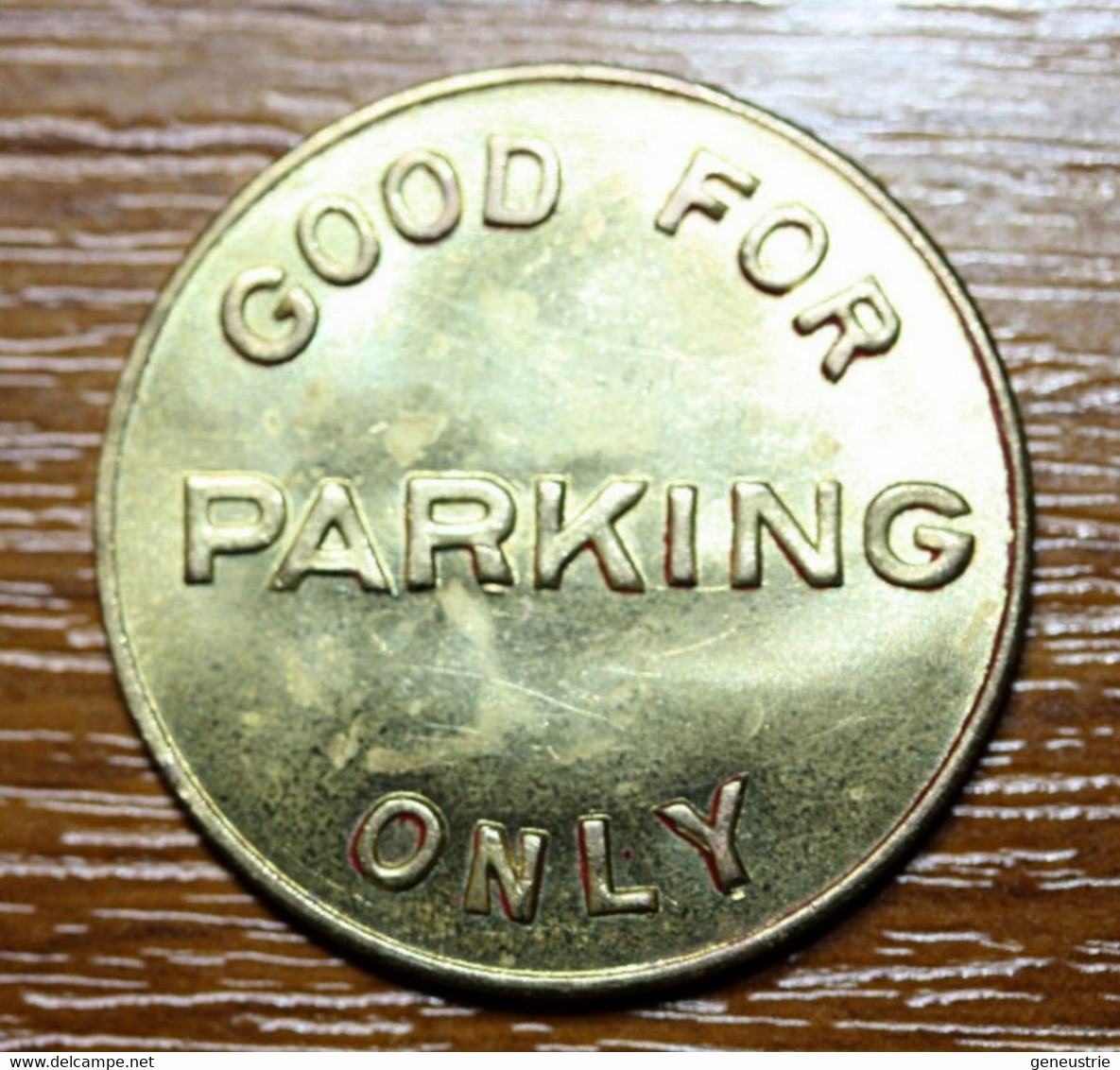 Jeton De Parking "Automatic Parking Devices Inc. - Detroit Michigan / Good For Parking Only" Etats-Unis - Car Park Token - Profesionales/De Sociedad