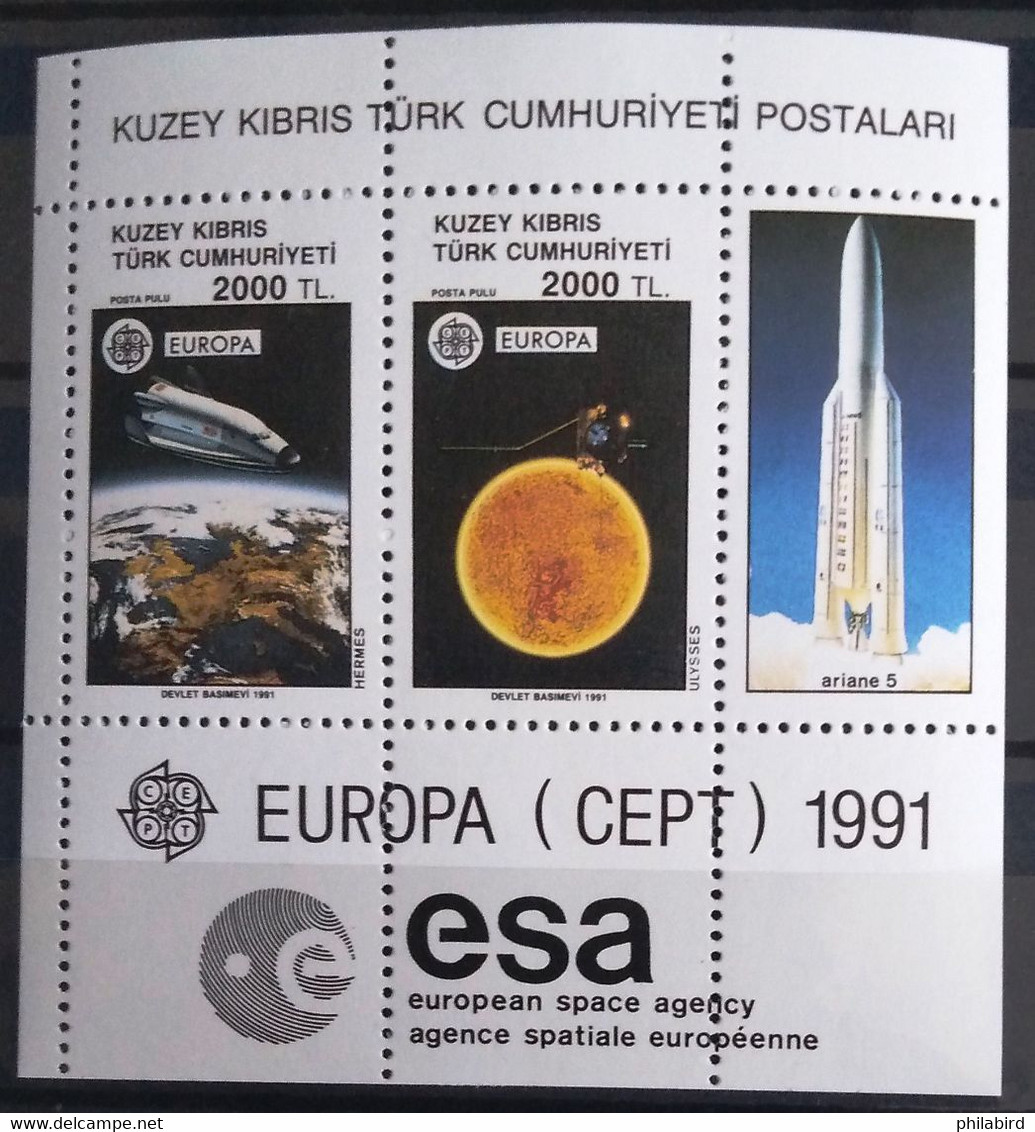 EUROPA 1991 - CHYPRE DU NORD                N° BF 9                      NEUF** - 1991