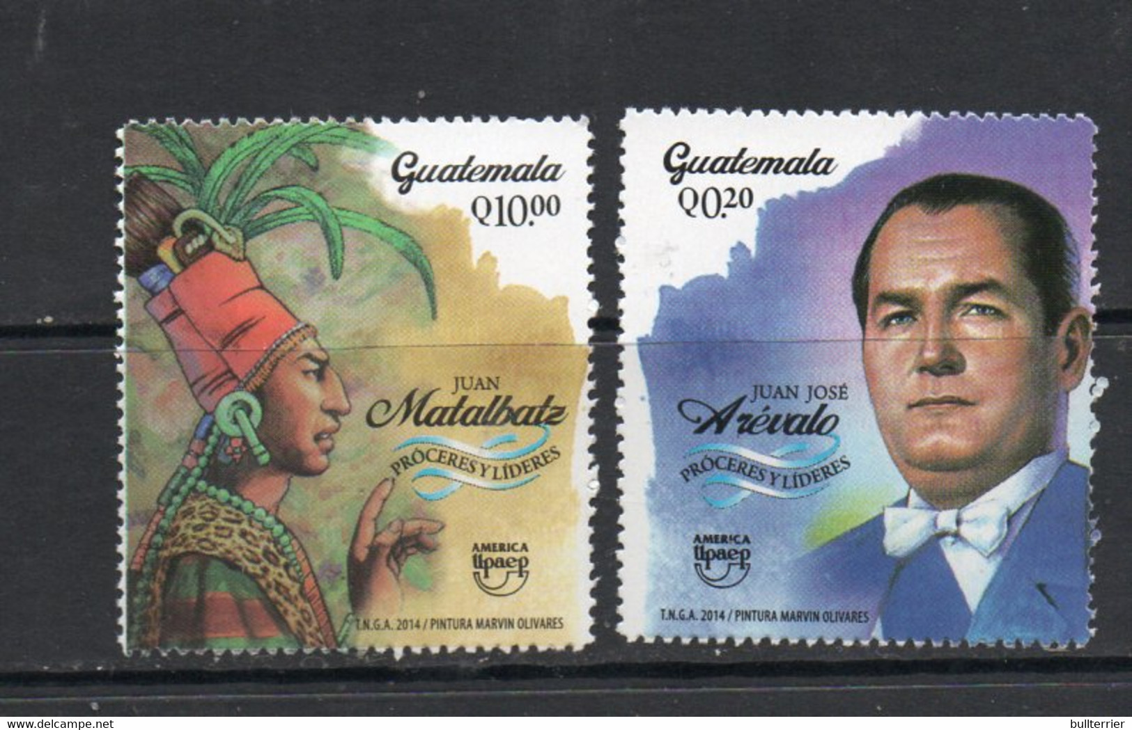 GUATEMALA- 2014 - UPAEP SET OF 2  MINT NEVER HINGED - Guatemala