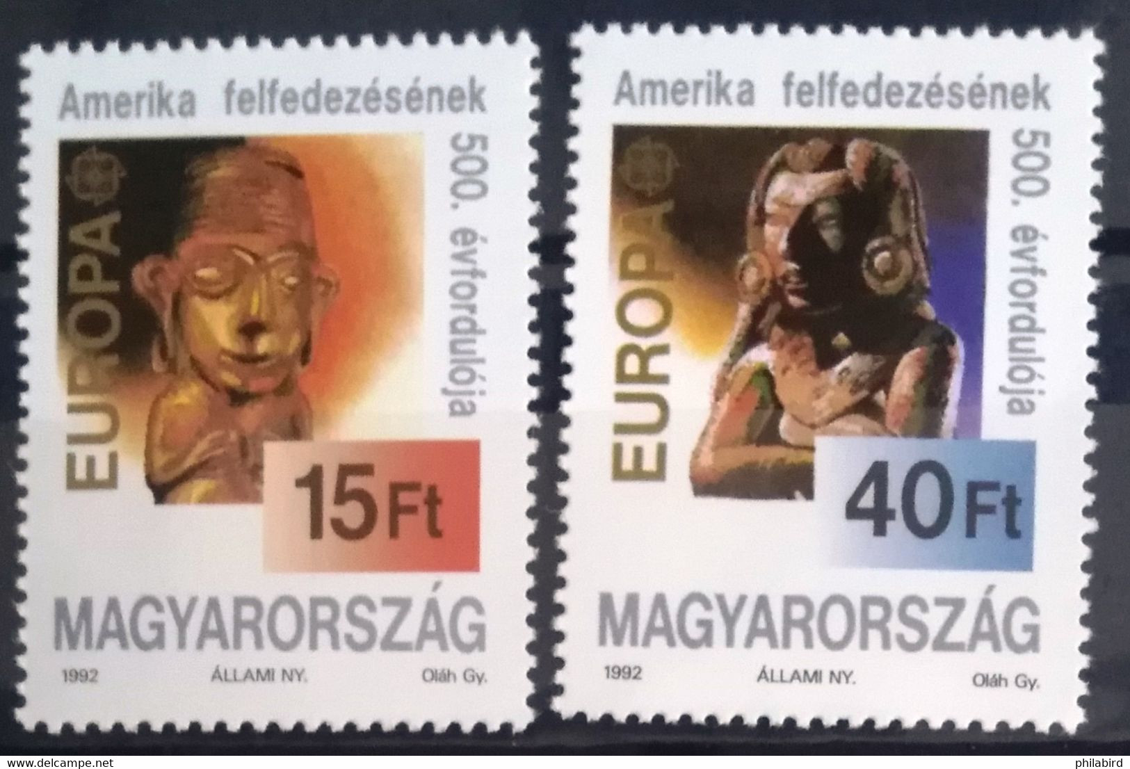 EUROPA 1992 - HONGRIE                    N° 3370/3371                        NEUF** - 1992