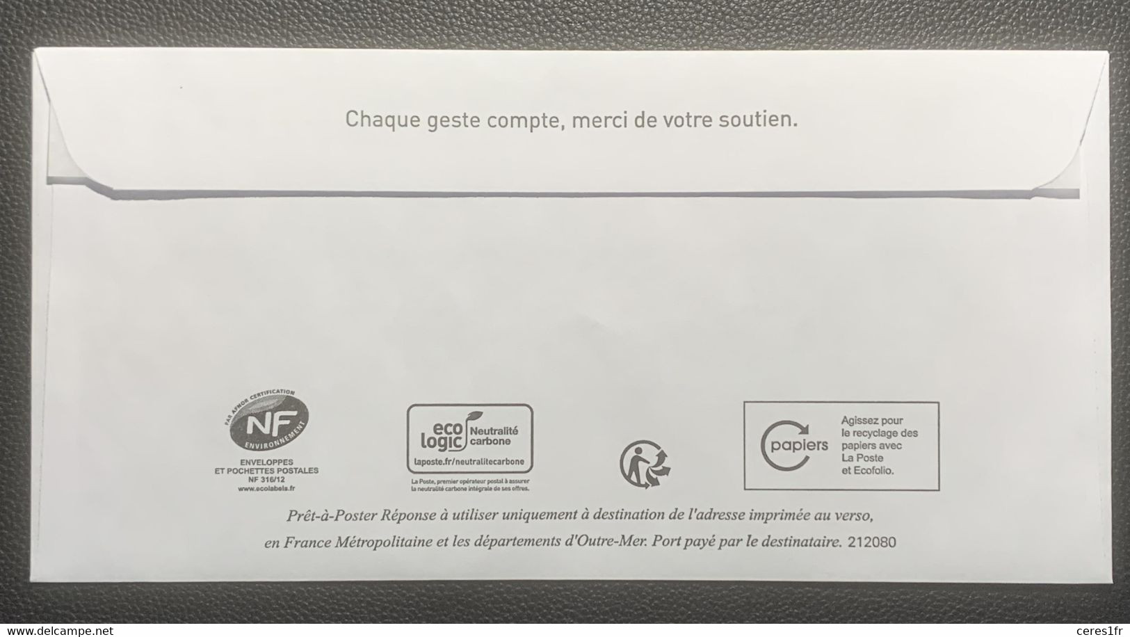 PAP137 - PAP Réponse  Neuf 110x220 Marianne L'Engagé Tarif PRIO  Repiqué Institut Curie 212080 - Listos A Ser Enviados: Respuesta