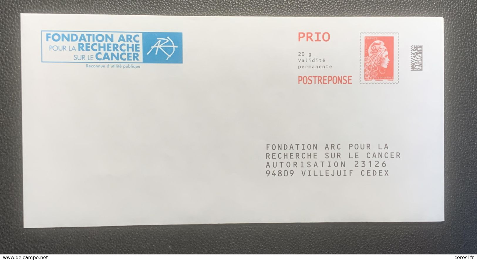 PAP167 - PAP Réponse  Neuf 110x220 Marianne L'Engagé Tarif PRIO Repiqué Fondation ARC Pour La Recherche Sur Le Cancer - Listos A Ser Enviados: Respuesta