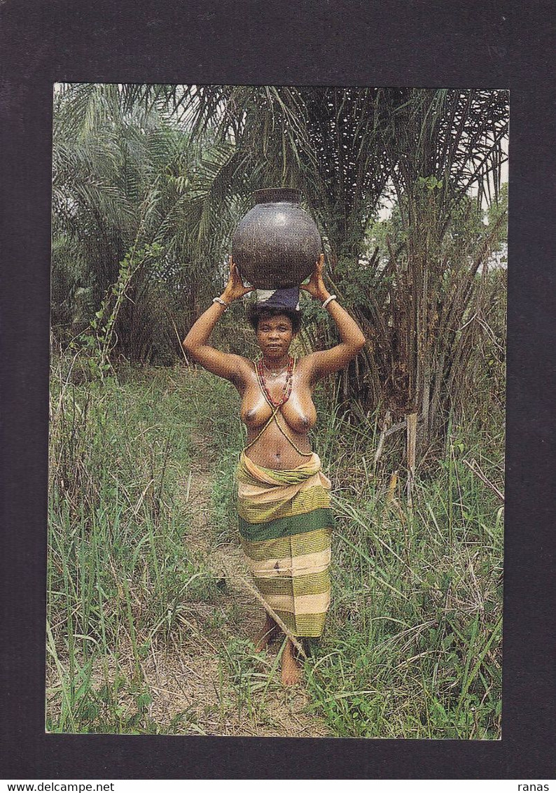 CPSM TOGO Nu Féminin Ethnic Femme Nue érotisme Risque Nude écrite - Togo