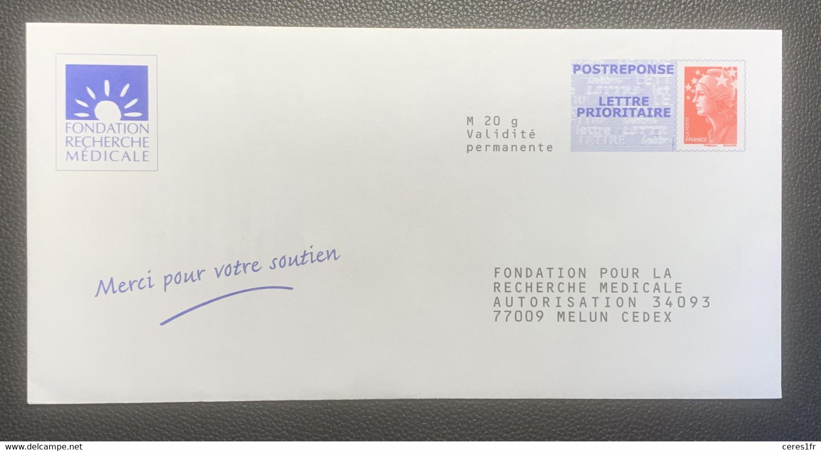 PAP172 - PAP Réponse  Neuf 110x220 Marianne De Beaujard Repiqué Fondation Pour La Recherche Médicale - Listos Para Enviar: Respuesta /Beaujard