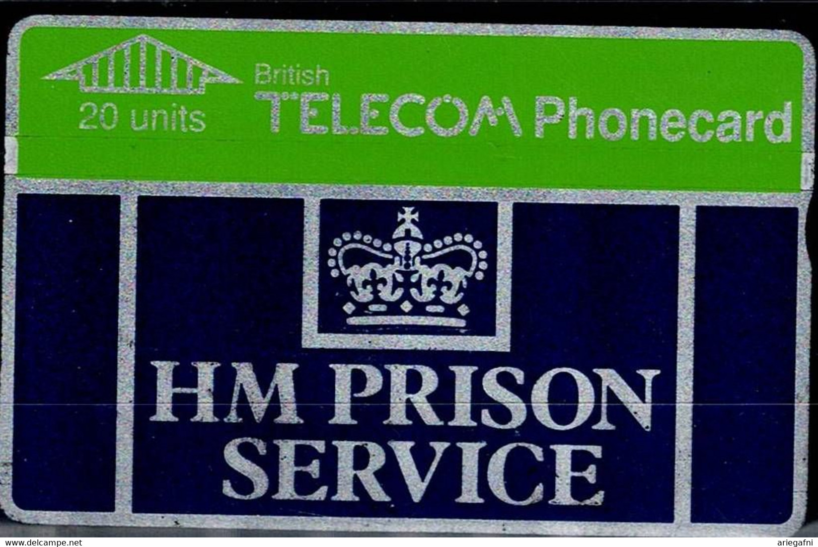 UNITED KINGDOM 1993 BT PHONECARD HM PRISON SERVICE USED VF!! - Autres & Non Classés