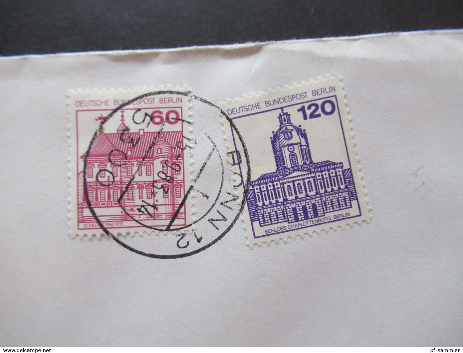 Berlin 1983 Freimarken BuS MiF Luftpost Beleg Umschlag Dr. Hans Stercken Mitglied Des Deutschen Bundestages Bundeshaus - Storia Postale